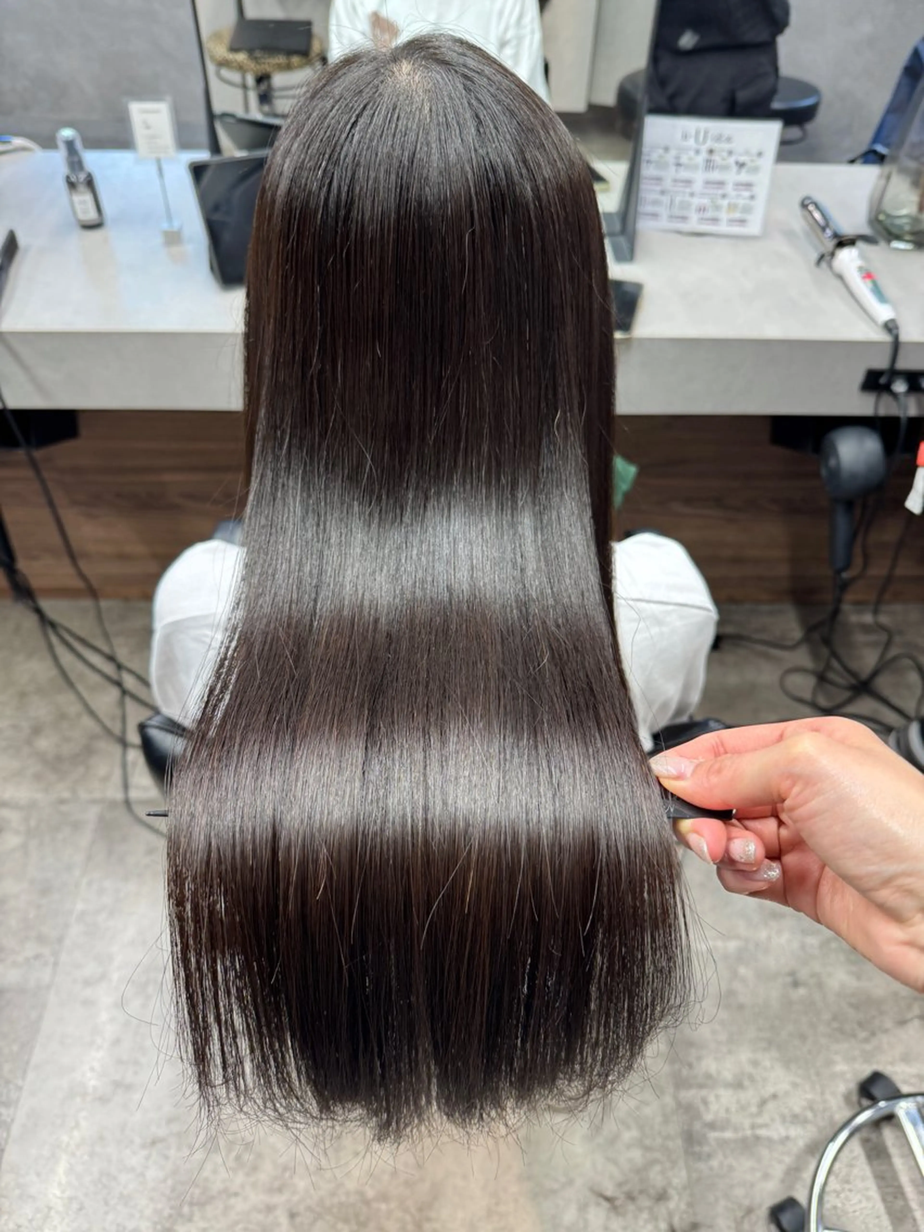 ロング カット ヘアカラー 縮毛矯正 髪質改善/艶髪 MINAMIのヘアスタイル