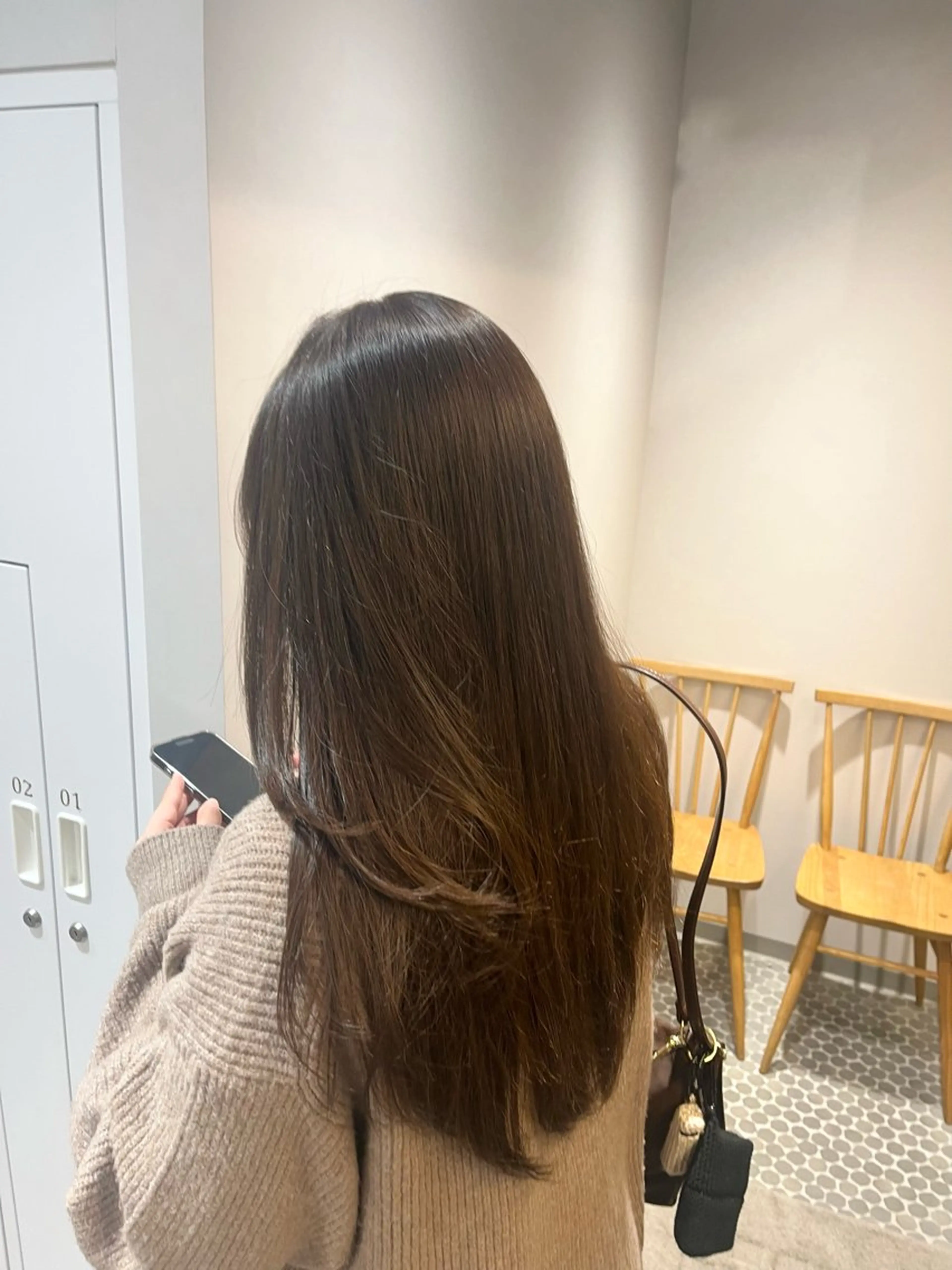 ロング レイヤーカット ロング 大宮レイヤーカット× 透明感カラー　rioのヘアスタイル