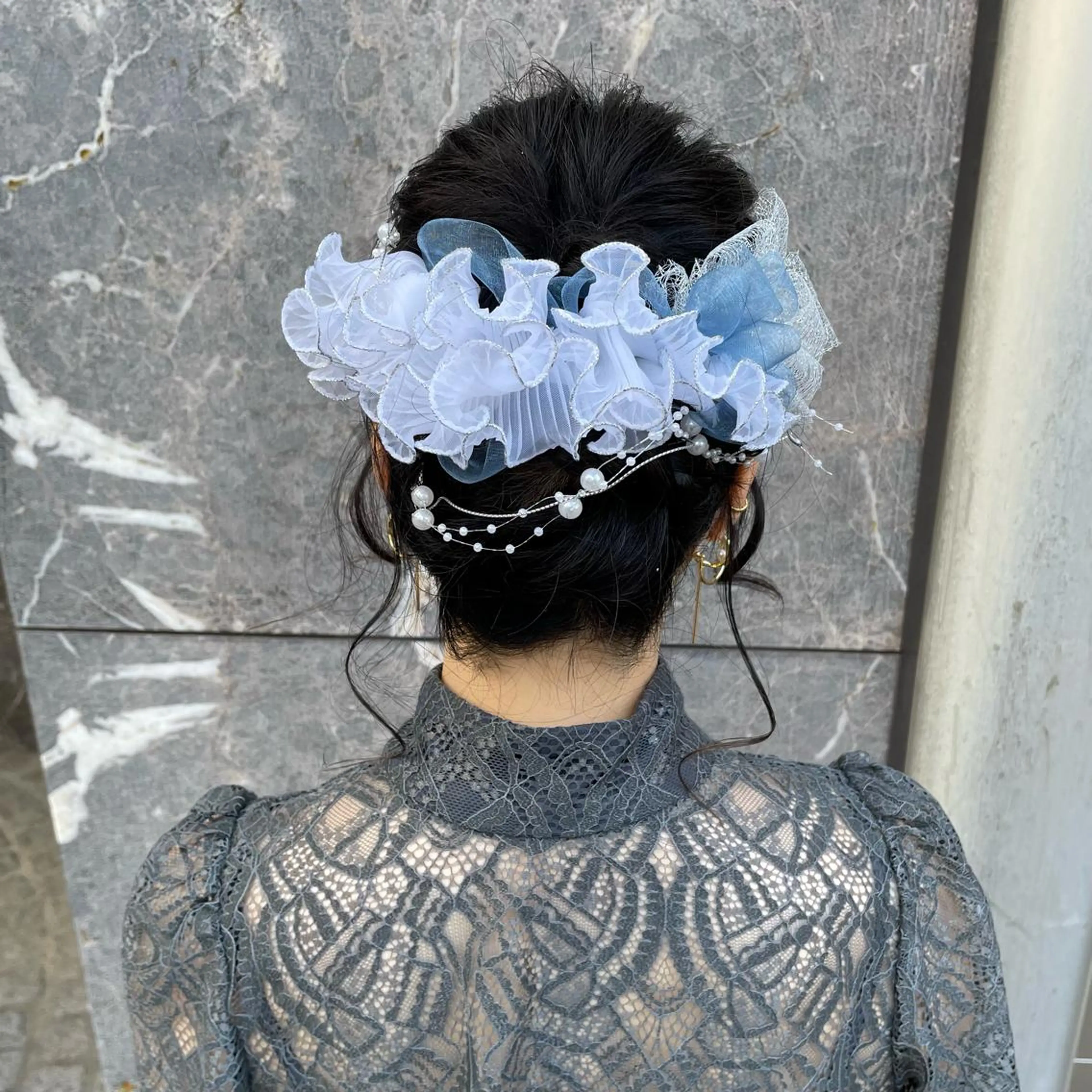 ミディアム 卒業式のヘアスタイル 学生 韓国風ヘア 当日予約大歓迎💕/ Chisatoのその他イメージ