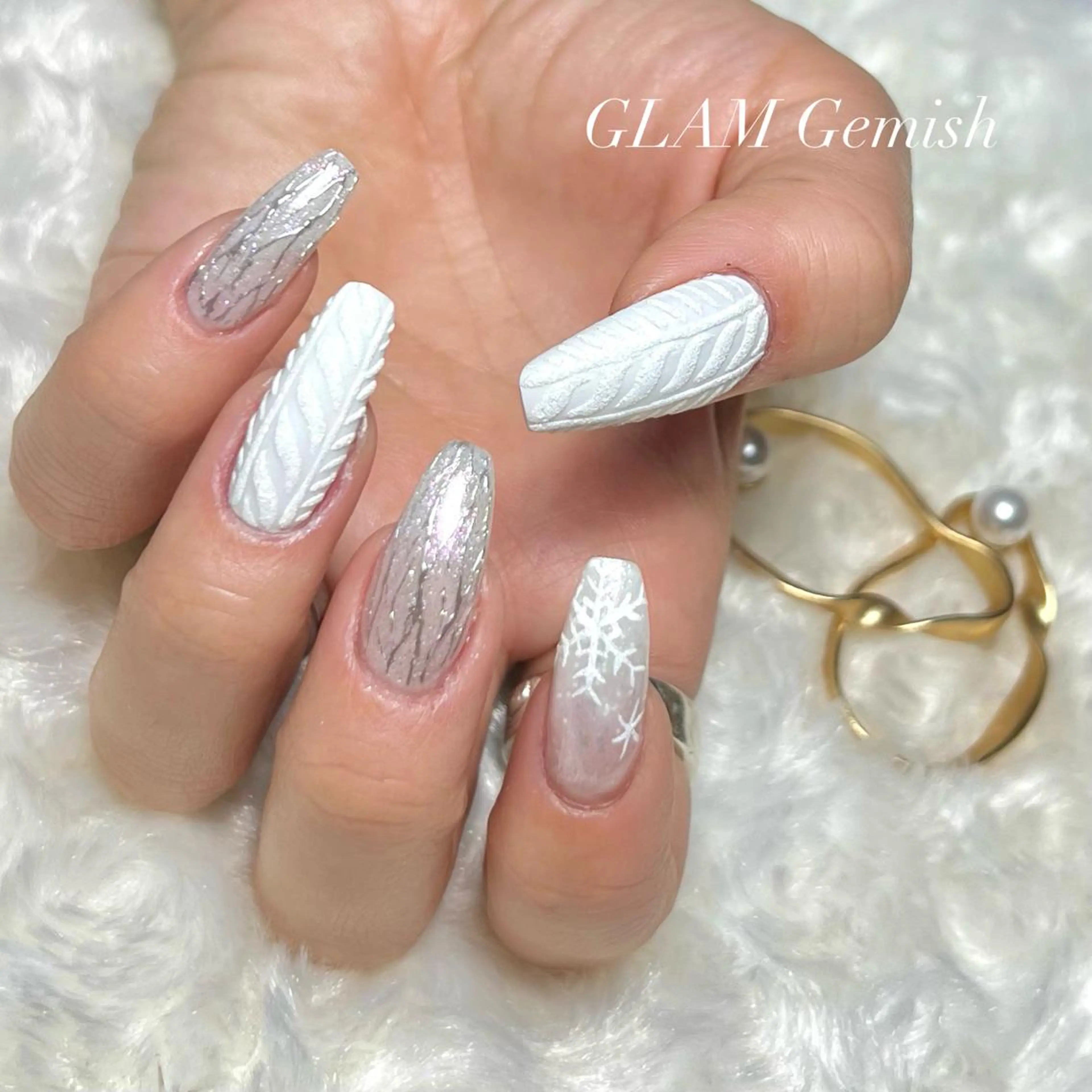 ネイル ハンドネイル 藤崎 恵梨香のネイルデザイン