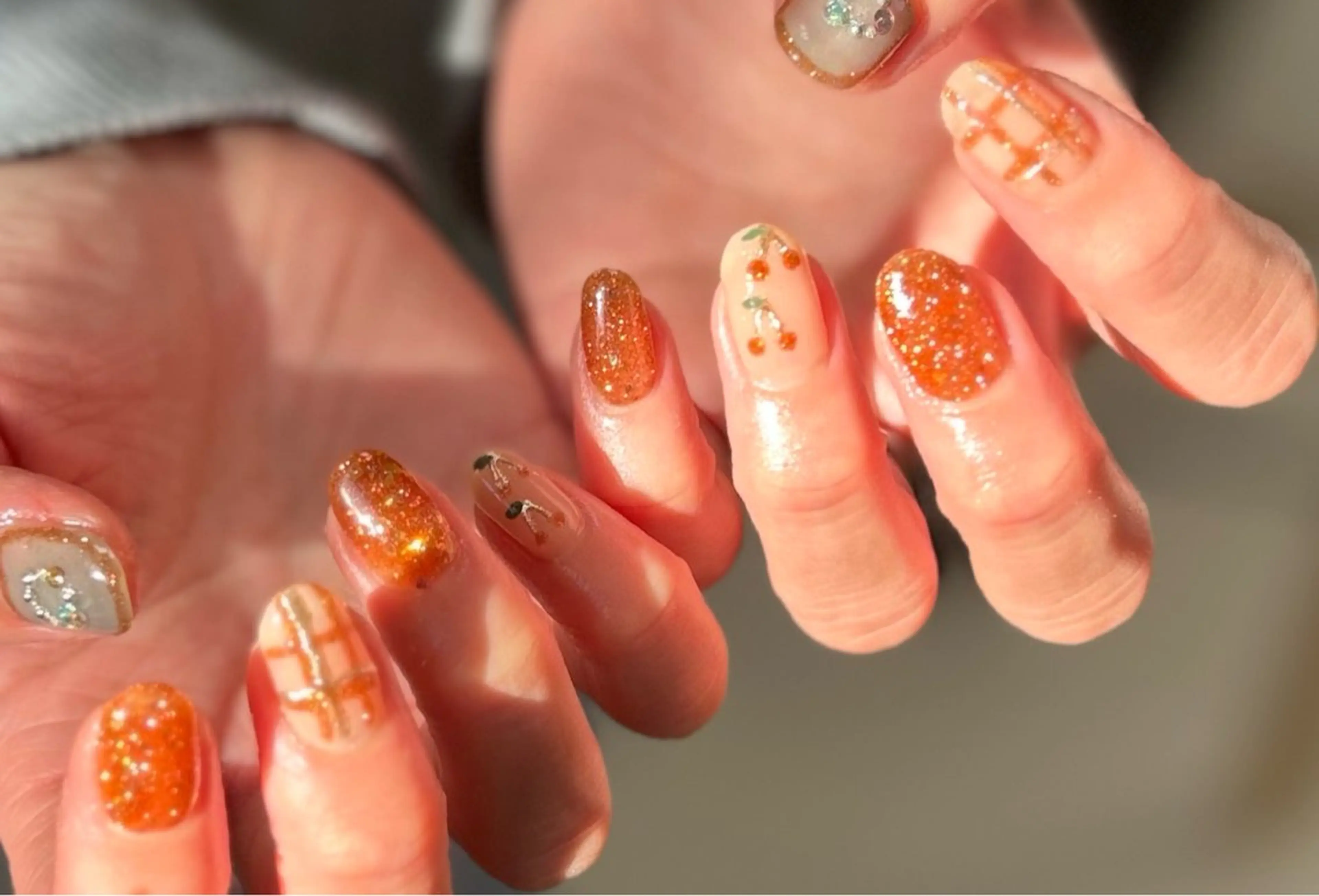 ネイル ハンドネイル amo_nail 岡山市南区自宅ネイルのネイルデザイン