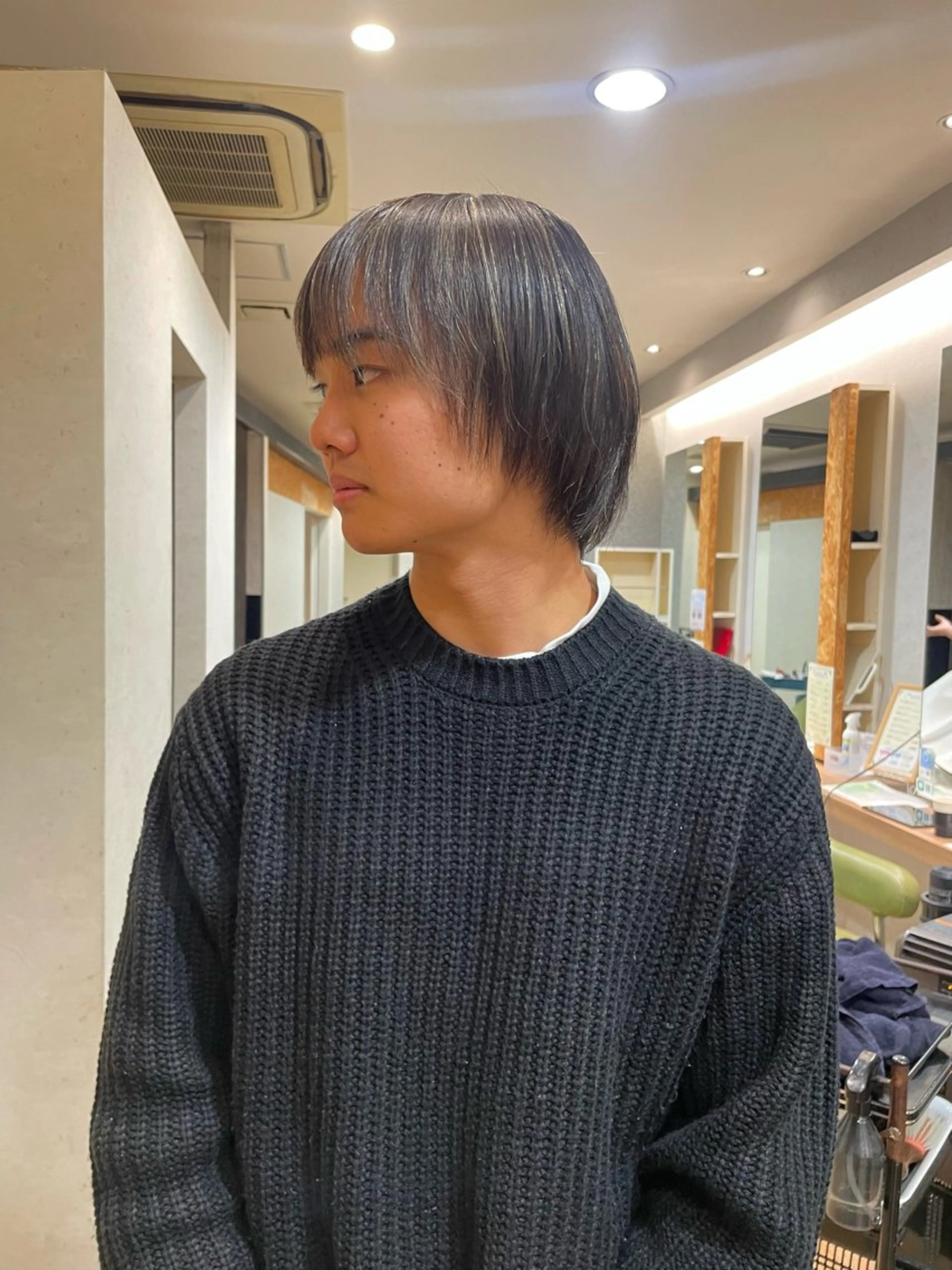 ショート カラー メンズ メンズハイライト ハイライトカラー ハイライト 髪質改善/Bloss om🌷高橋沙衣のヘアスタイル