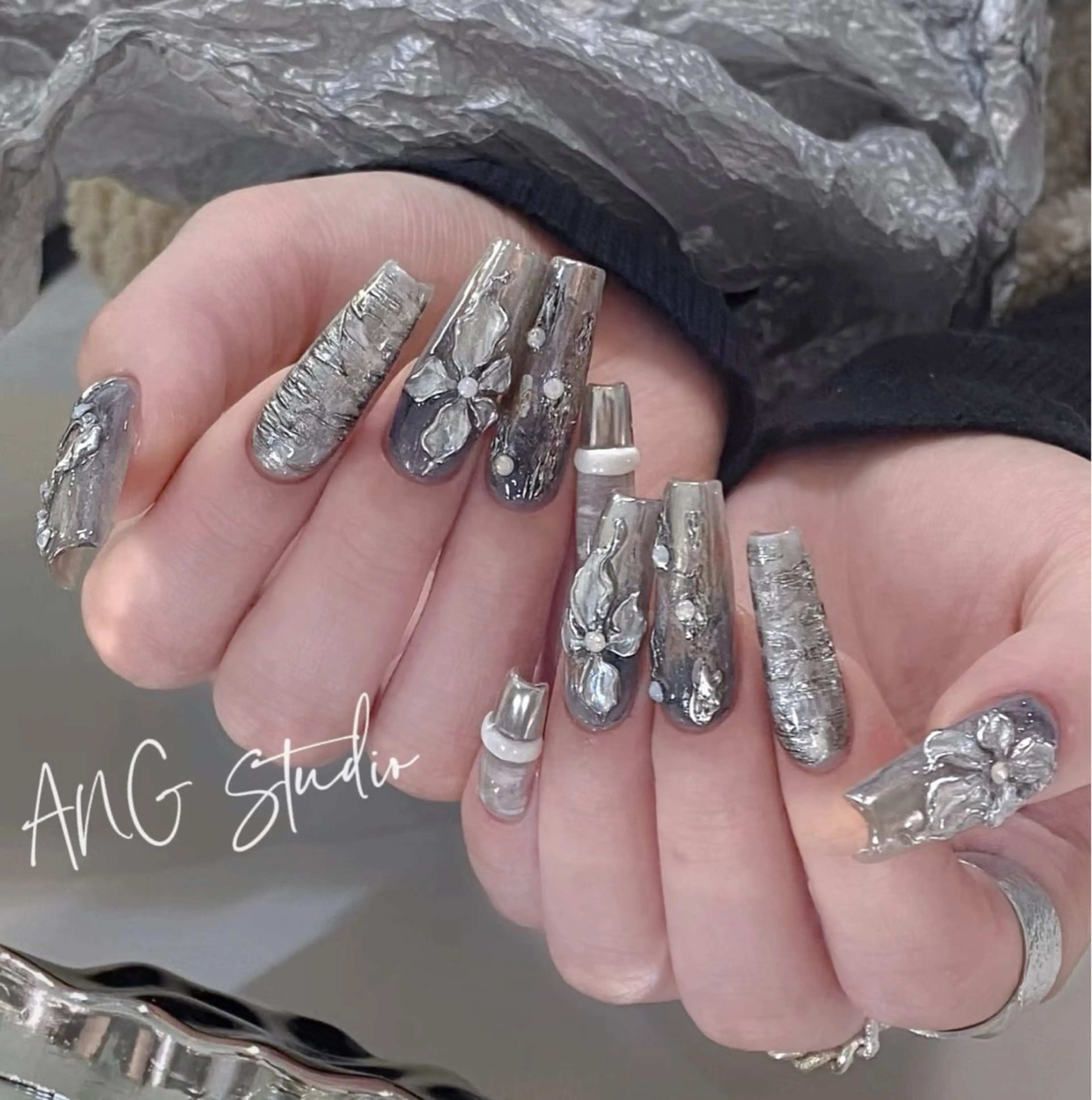 ネイル ハンドネイル ハンドケア ANG Studioのネイルデザイン