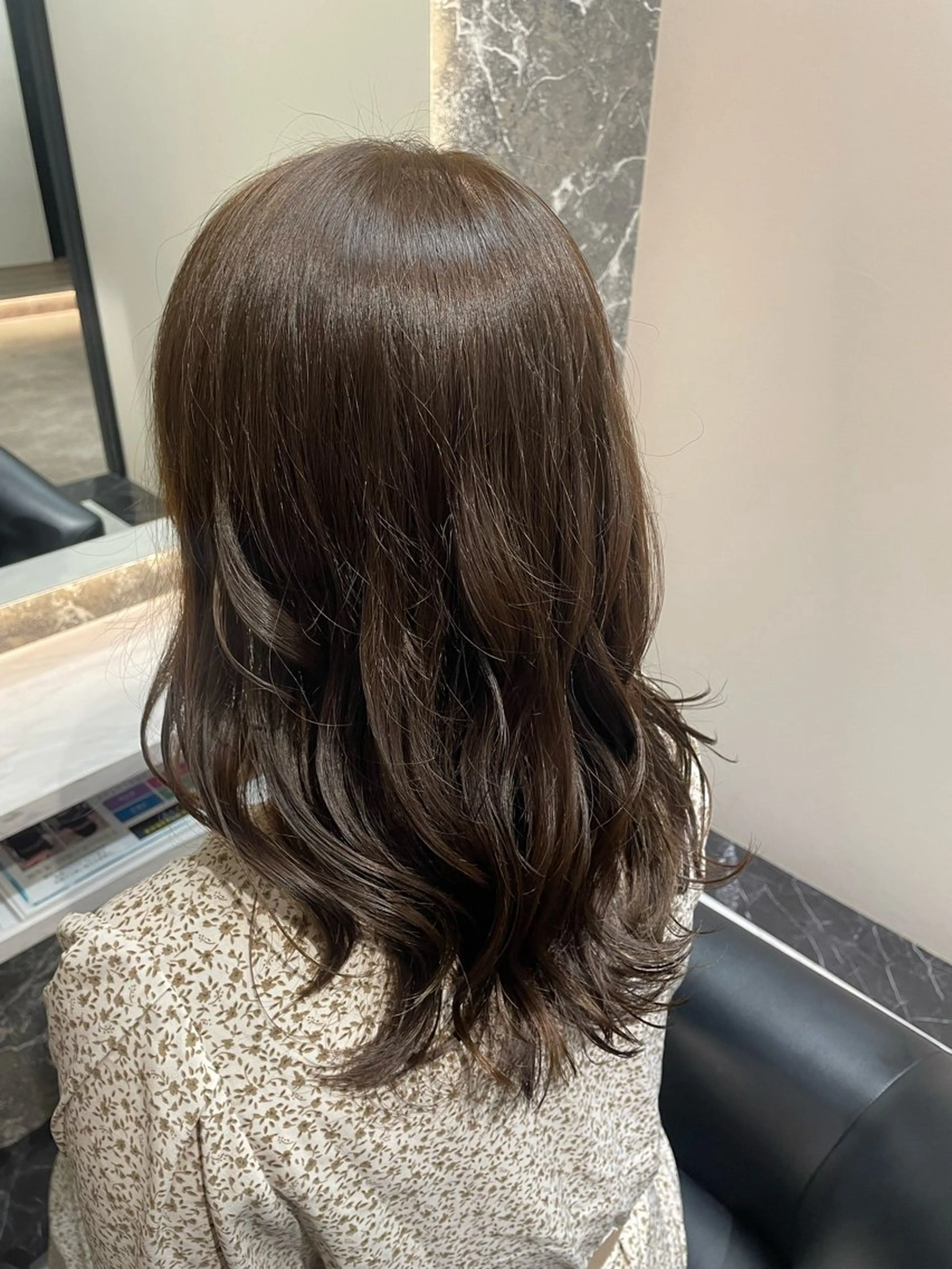 セミロング カラー ショートカット /堀内波玲のヘアスタイル