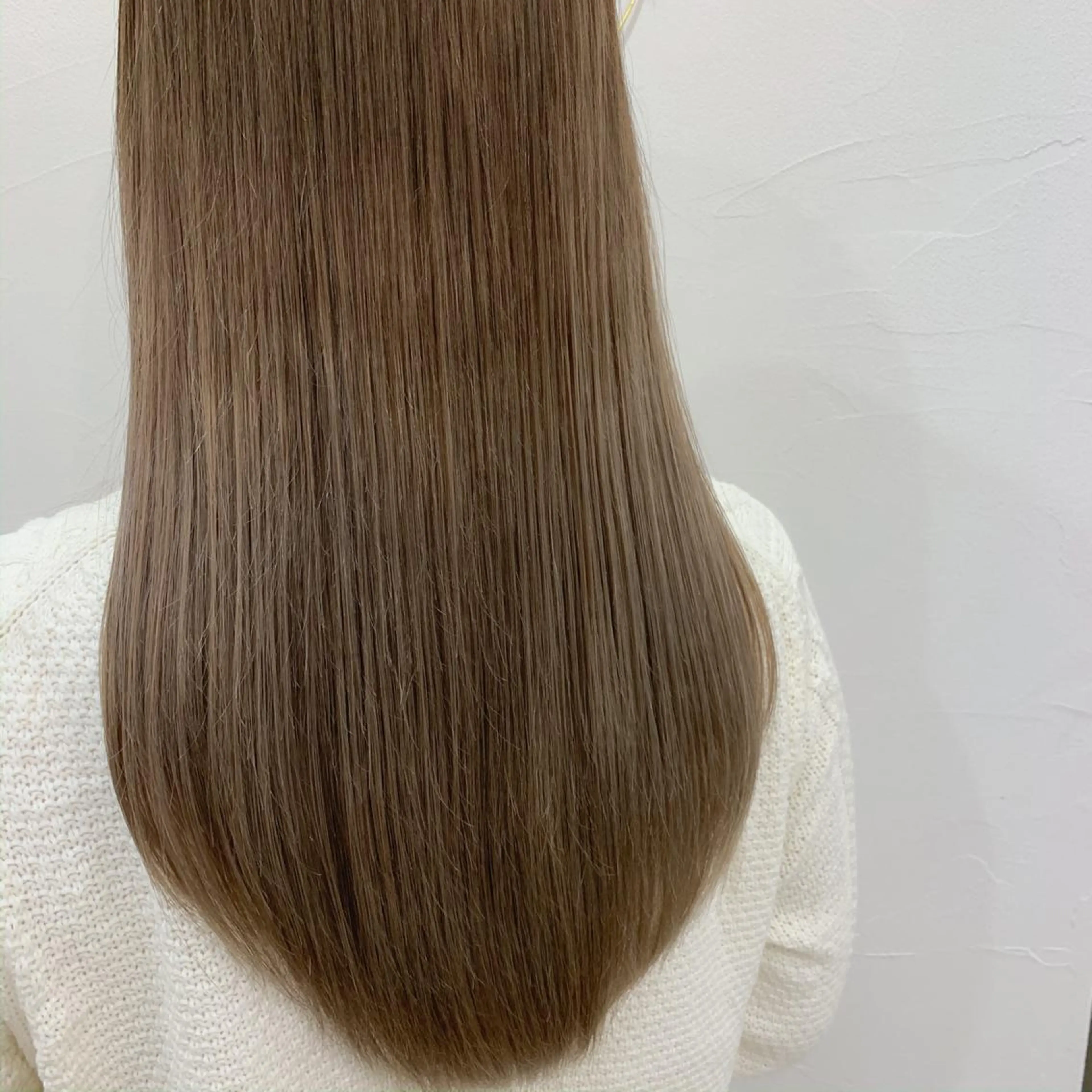 セミロング カラー アディクシーカラー アクアカラー アッシュ バレイヤージュ ベージュカラー ヘアカラー トリートメント Lome'所属・✨ブリーチマスター✨ オクヤマヨウスケのヘアスタイル