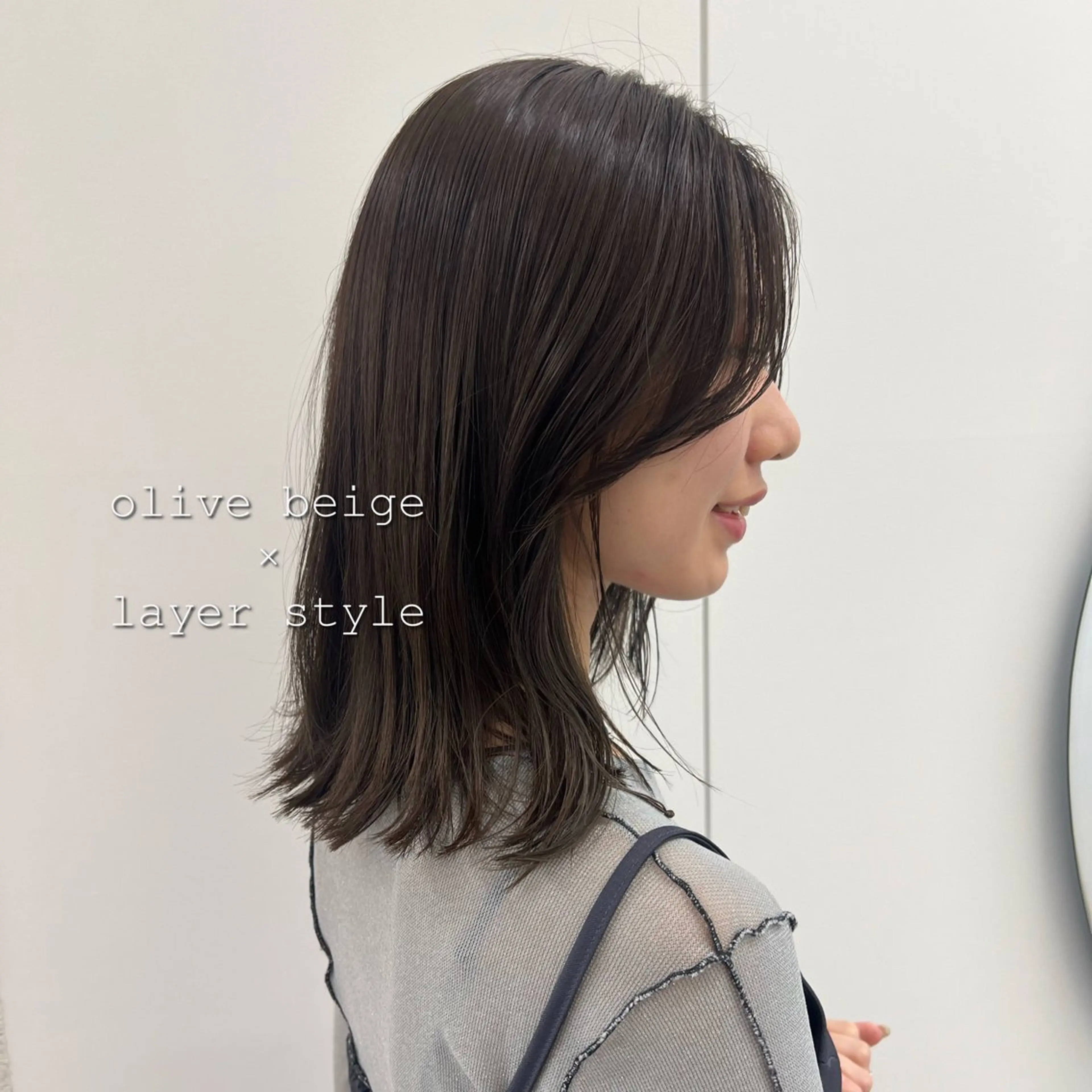 ミディアム 美髪矯正/髪質改善/ 艶髪🤍伊藤梨紗のヘアスタイル