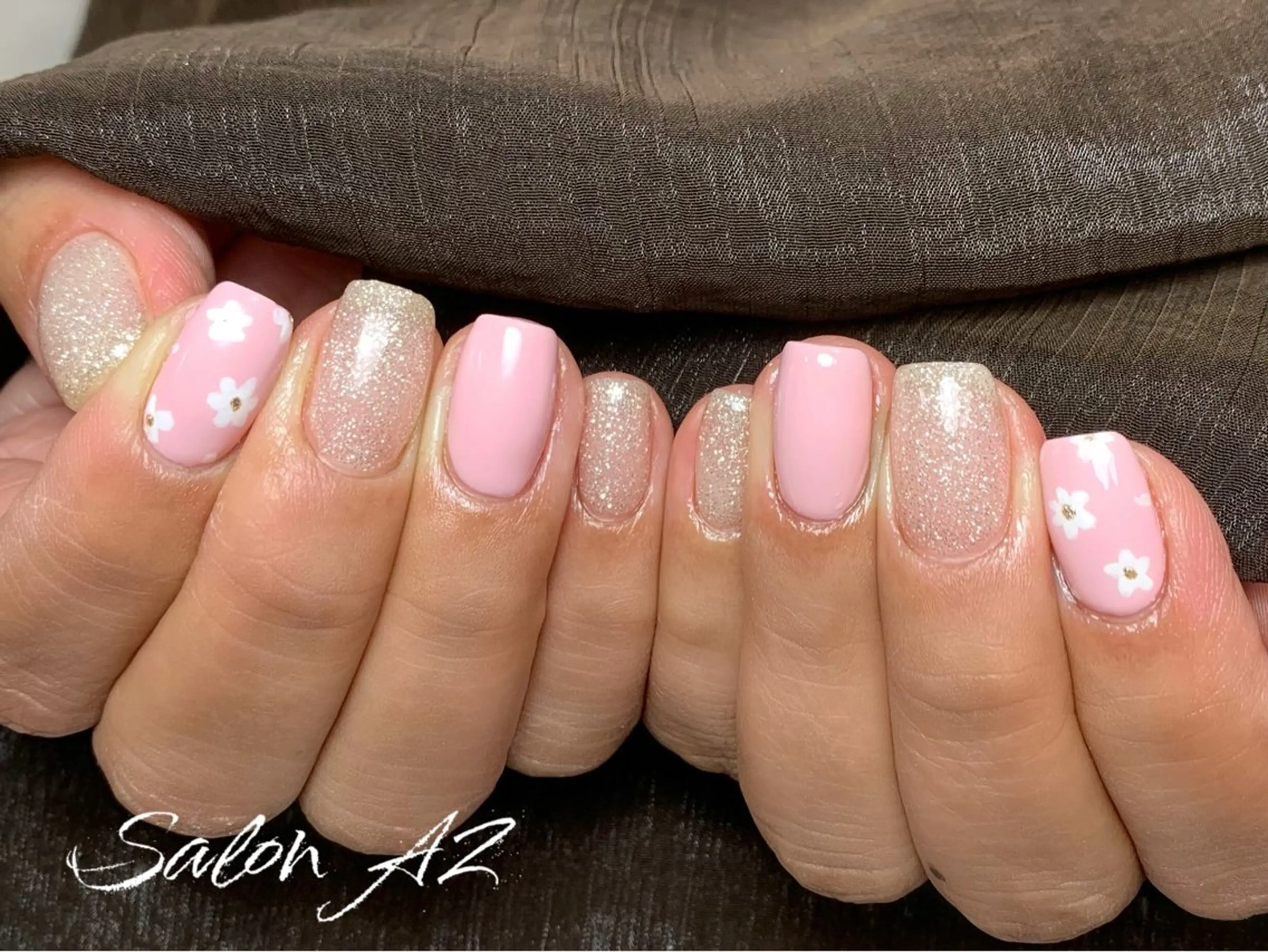 ネイル アートネイル フットネイル フレンチネイル マグネットネイル 持ち込み ハンドネイル salon AZのネイルデザイン