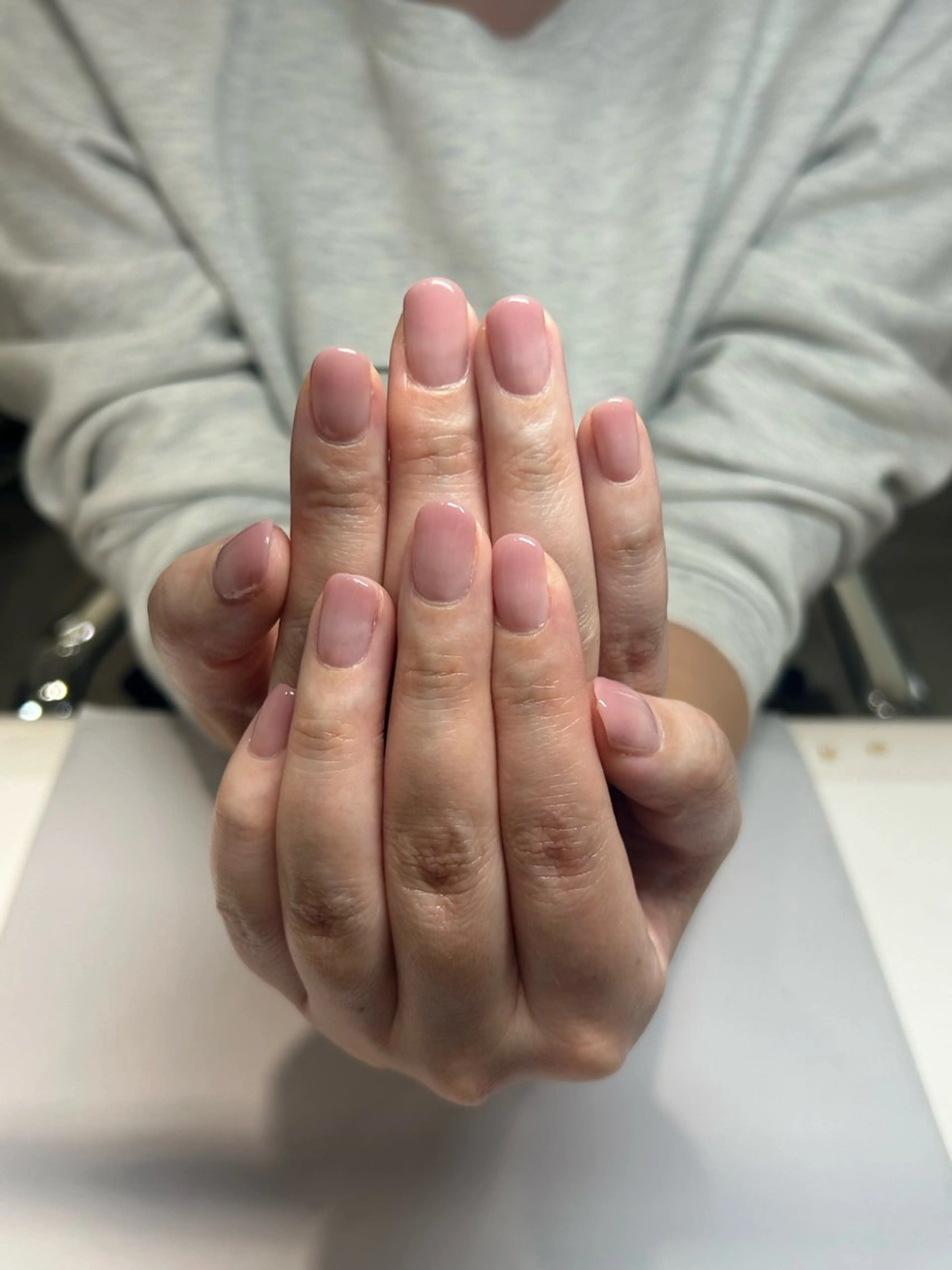 【オフなし】ソークオフワンカラー、グラデーション、の写真