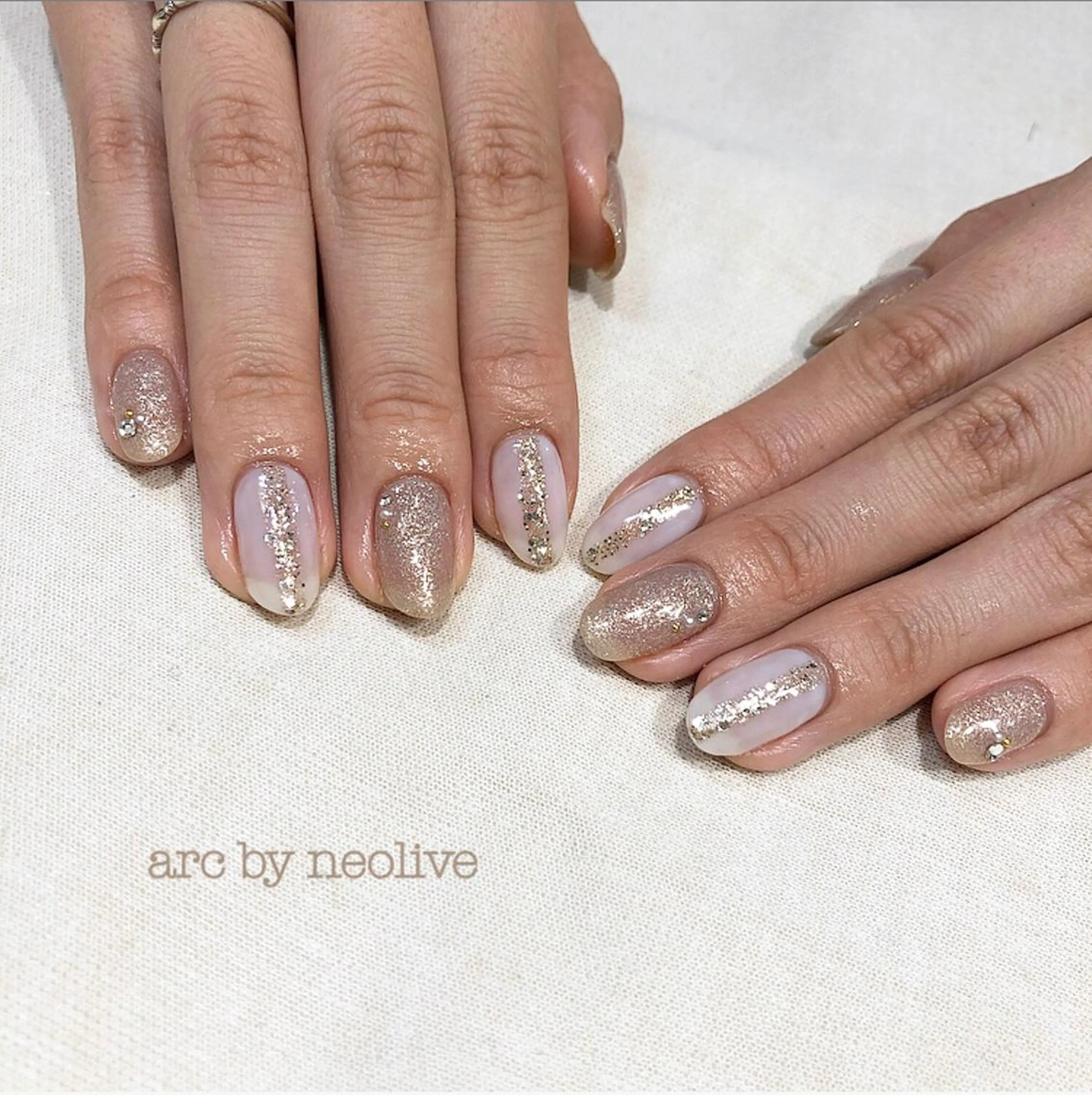 ネイル キラキラネイル rina eye&nailのマツエク・マツパデザイン