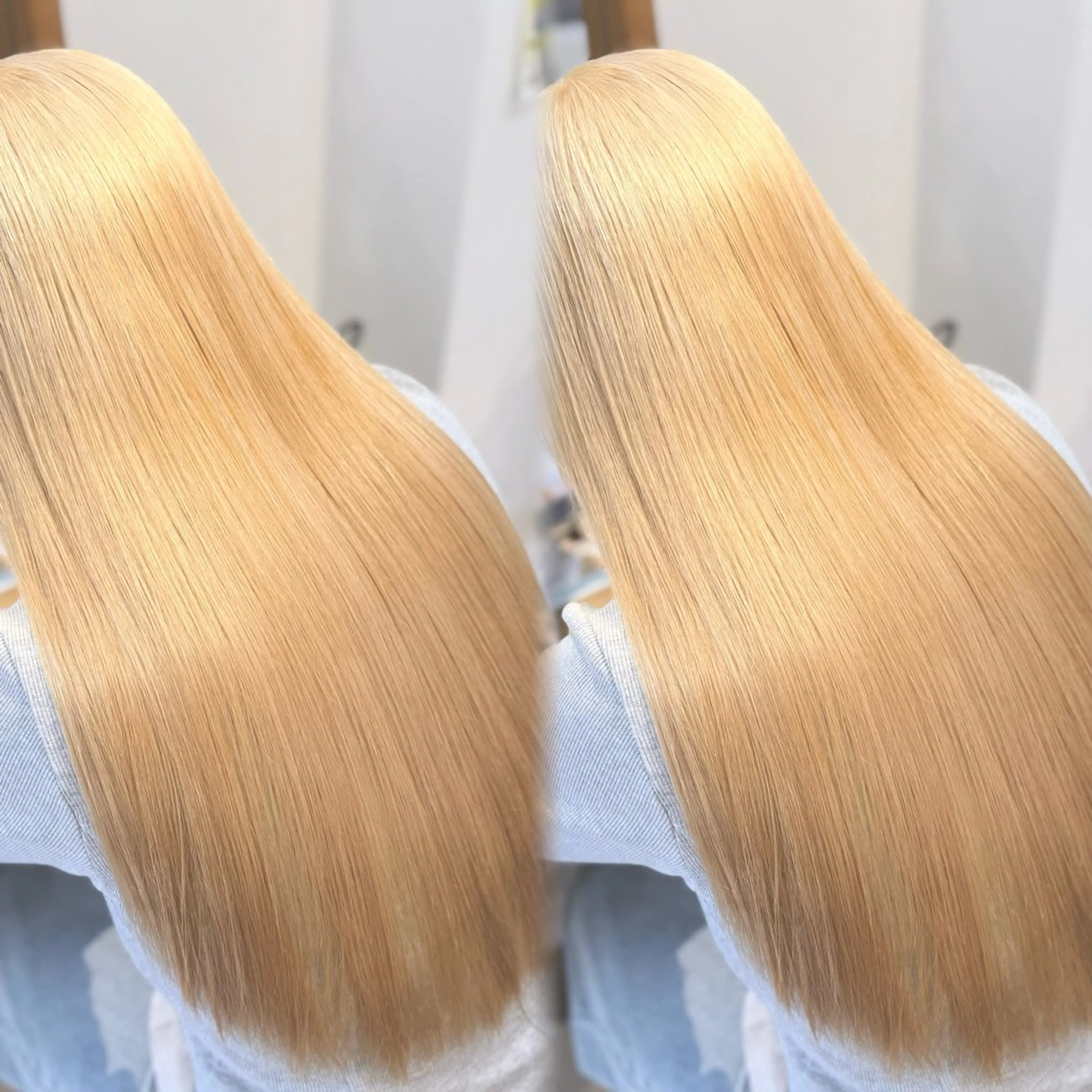 【髪質改善🍀】ブリーチ毛専用縮毛矯正+高保湿3stepトリートメント⭐️の写真