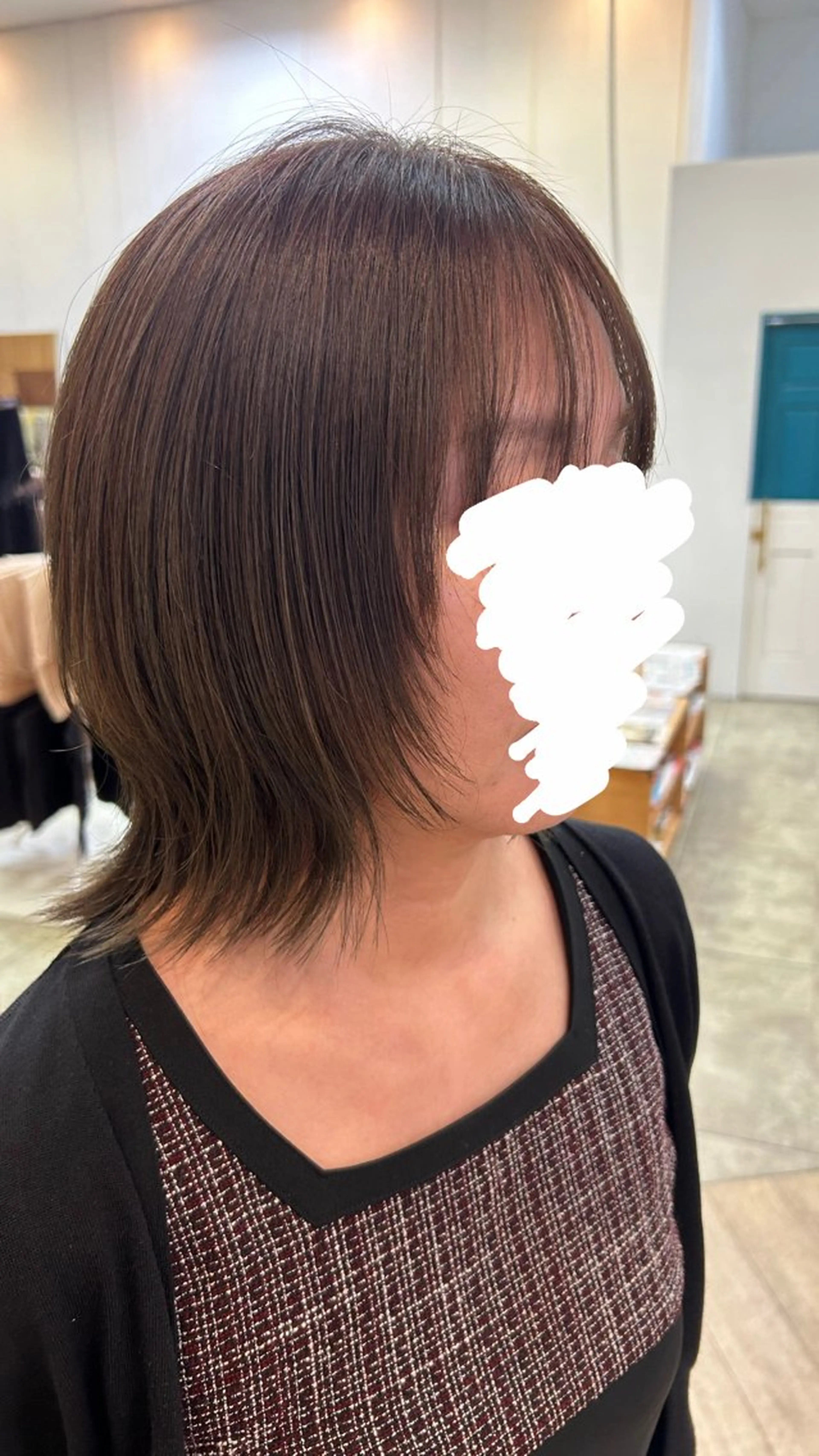 ミディアム 坂爪 智哉のヘアスタイル