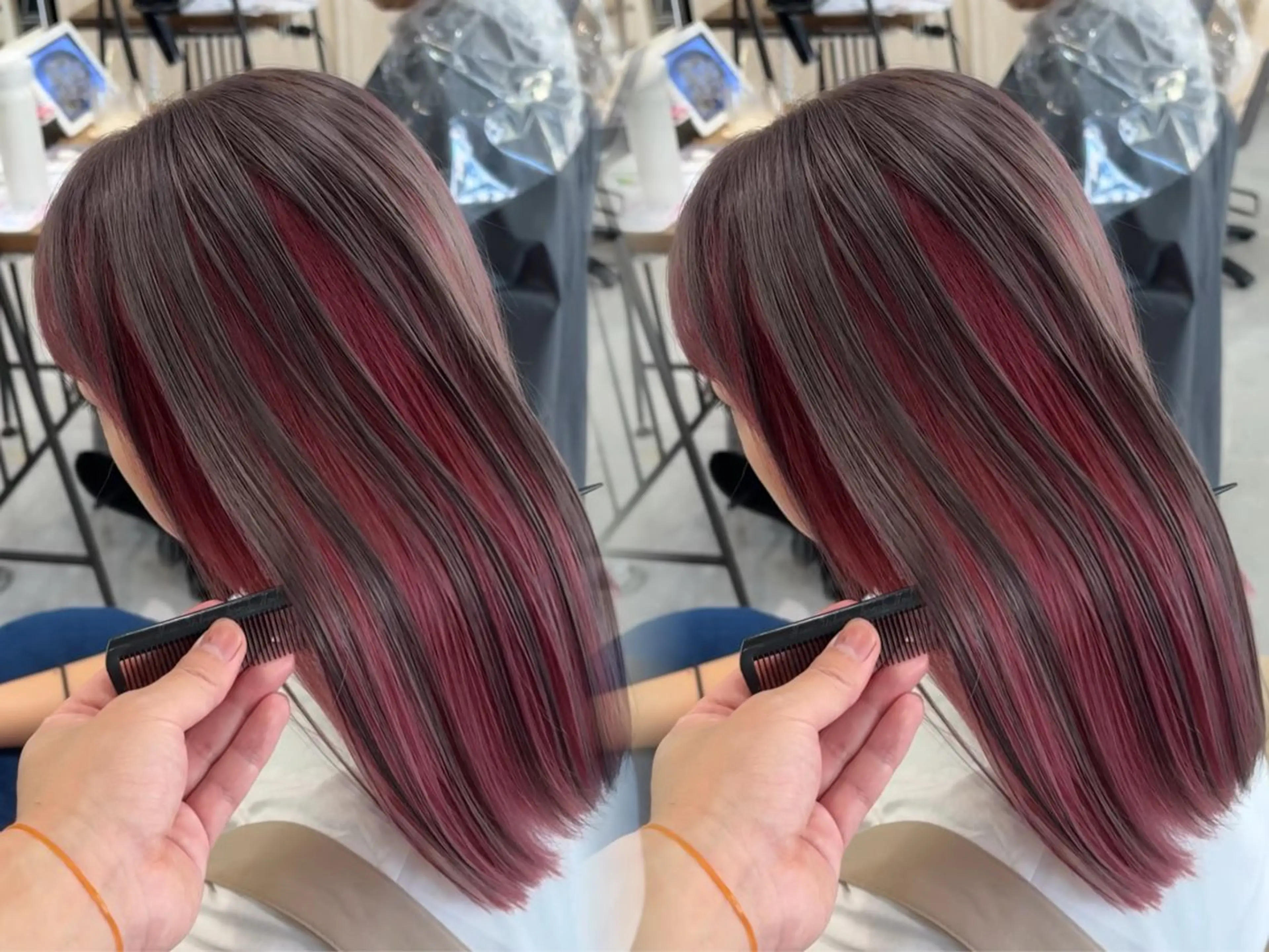 ロング カット ヘアカラー トリートメント 縮毛矯正/髪質改善/ HARUのヘアスタイル