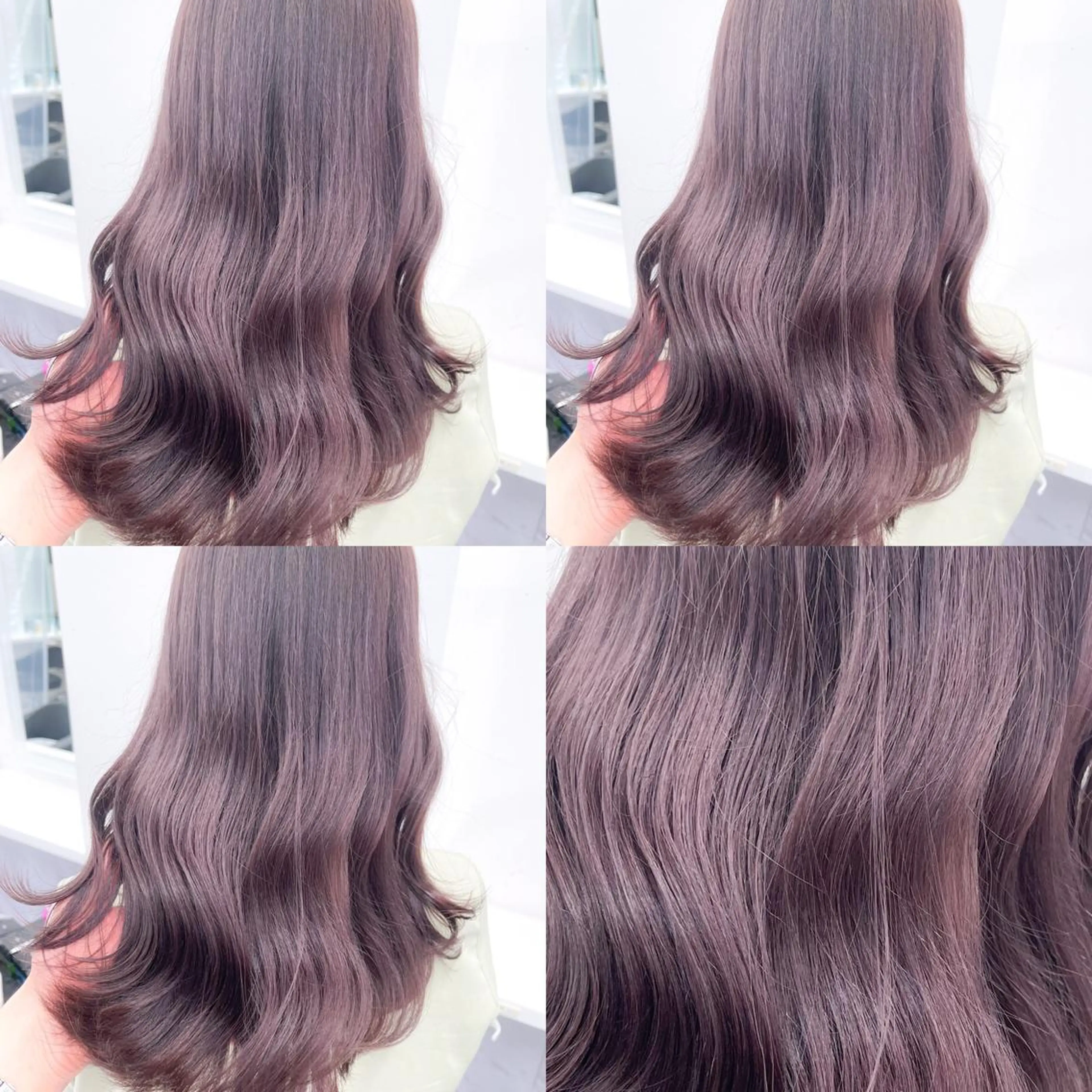 ロング カラー カット ヘアカラー ハイトーン×レイヤー カットTAKUMIのヘアスタイル