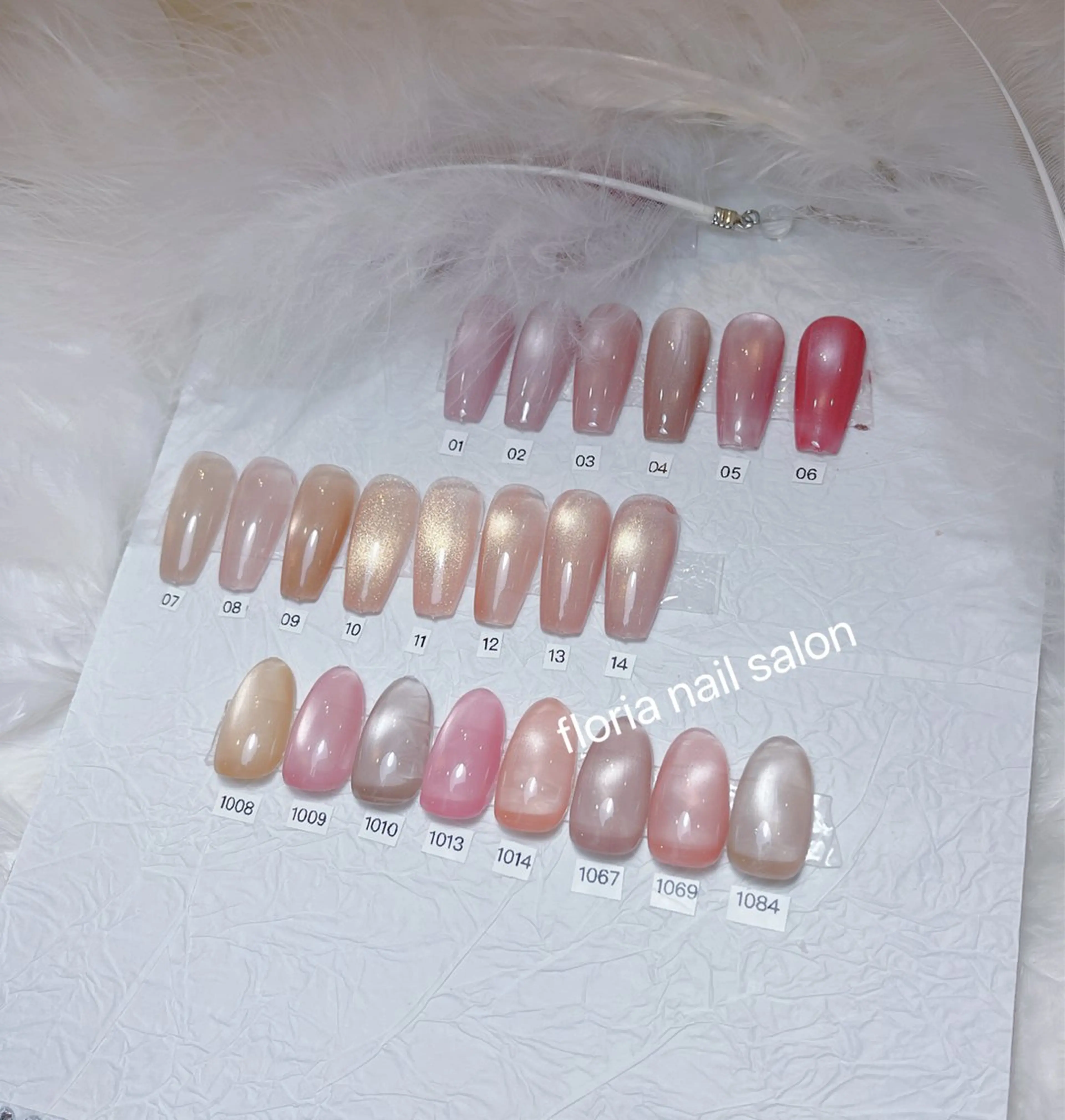 ネイル アートネイル ボルドー フレンチネイル ハート 韓国ネイル ハンドネイル Floria nail salonのネイルデザイン