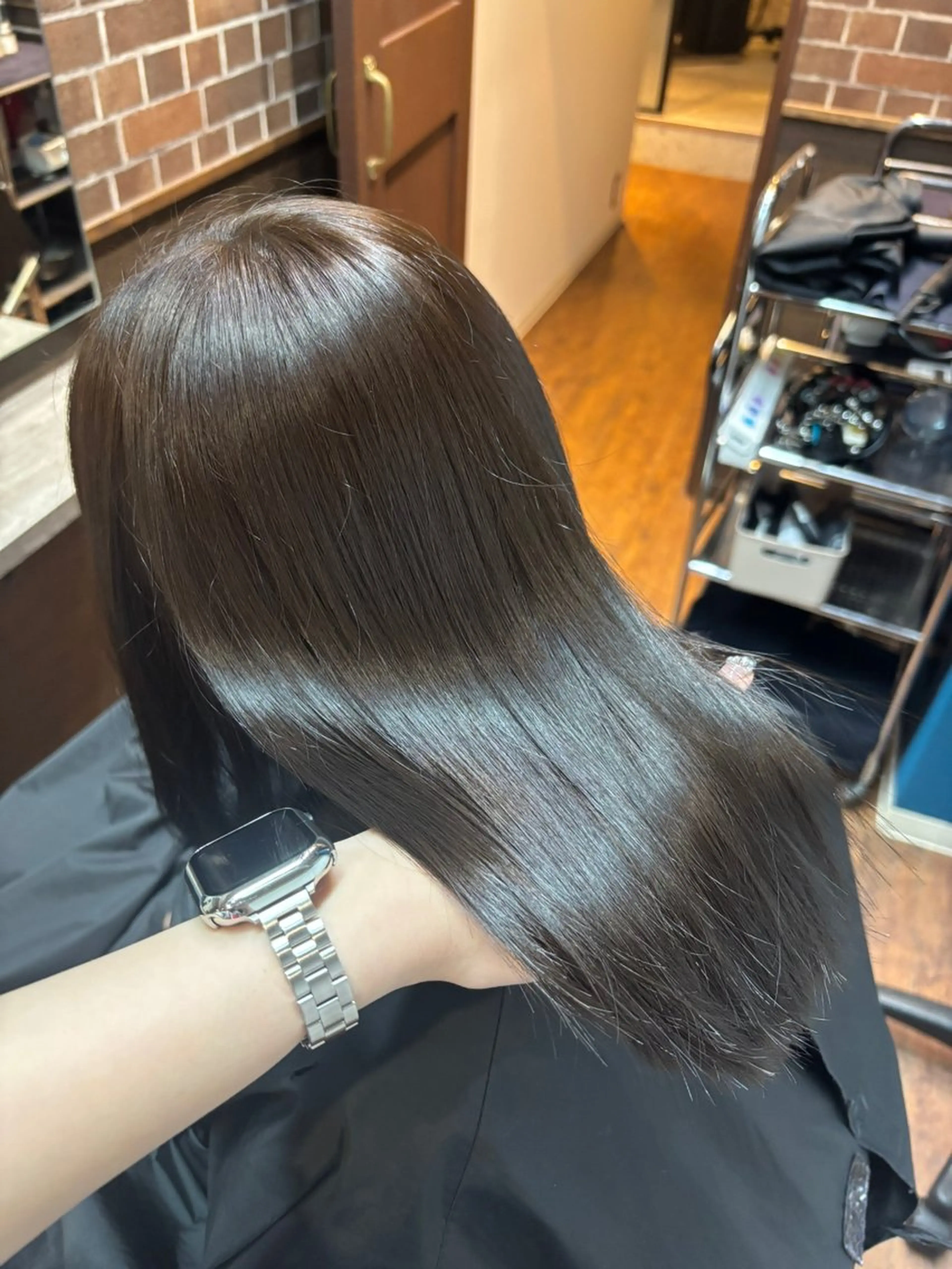 セミロング トリートメント mayuki /暖色/艶カラーのヘアスタイル