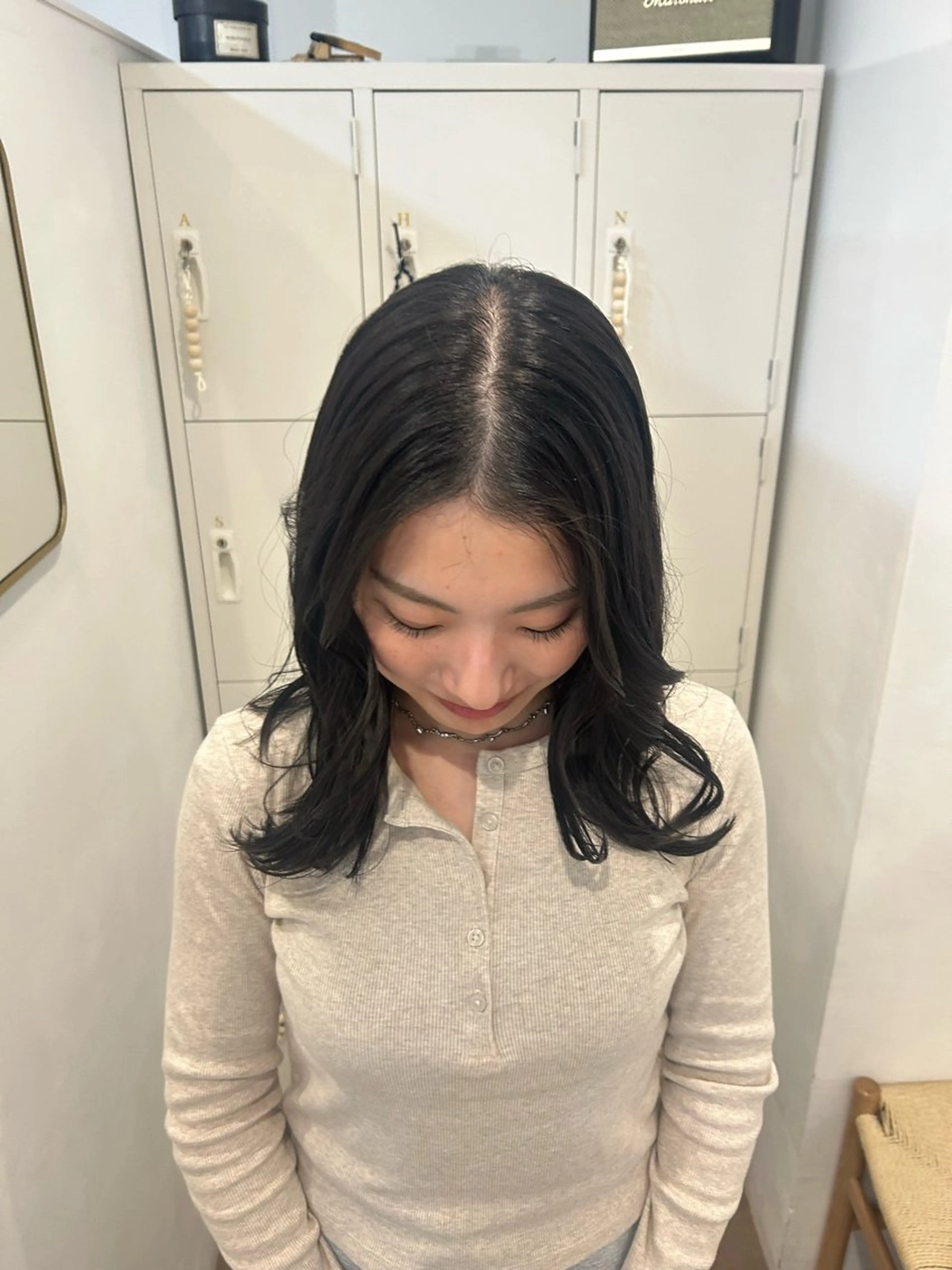 セミロング 伊澤 紗弥のヘアスタイル