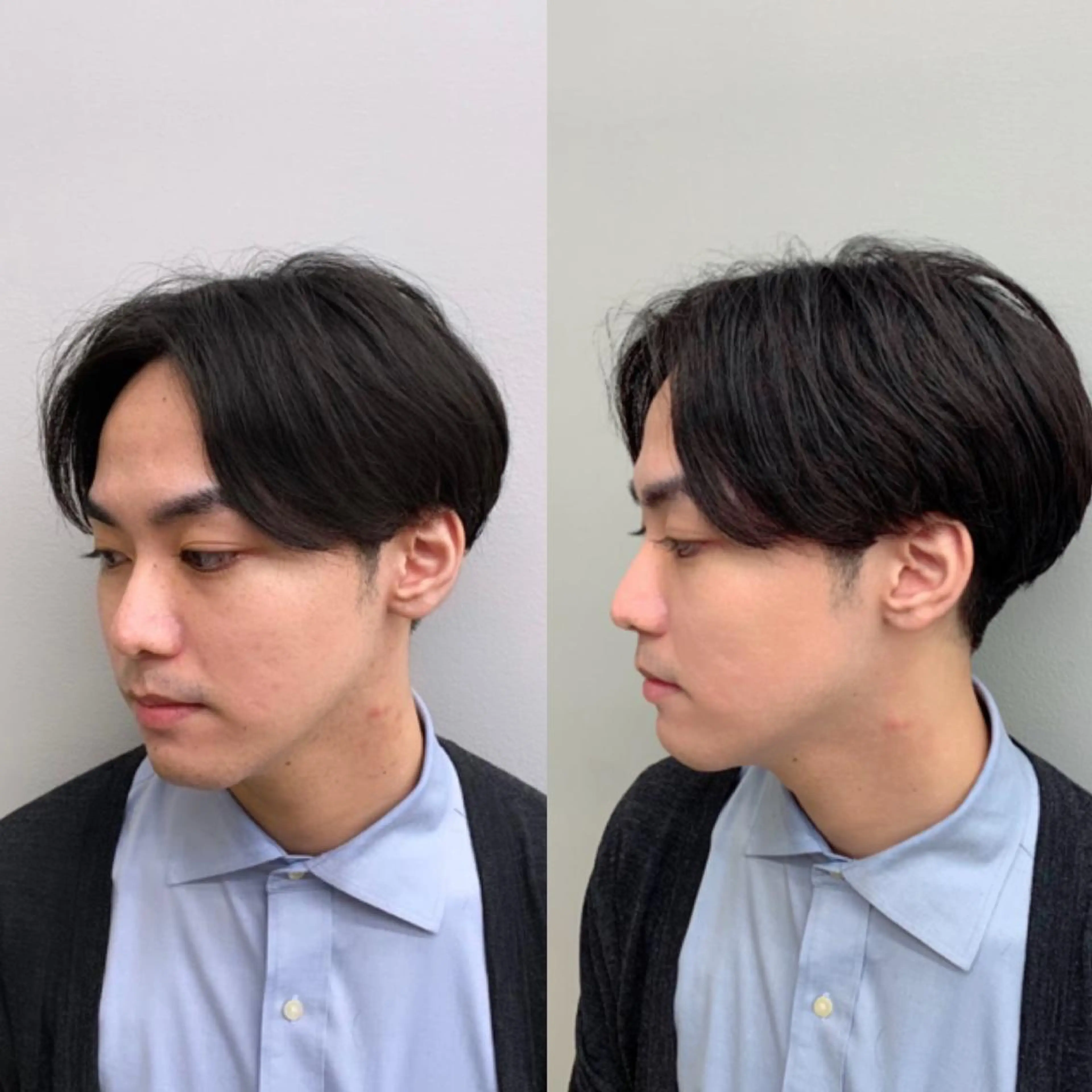 メンズ センターパート カルマパーマ メンズ韓国風 メンズパーマ メンズ特化美容師/ 新井　洸太のヘアスタイル