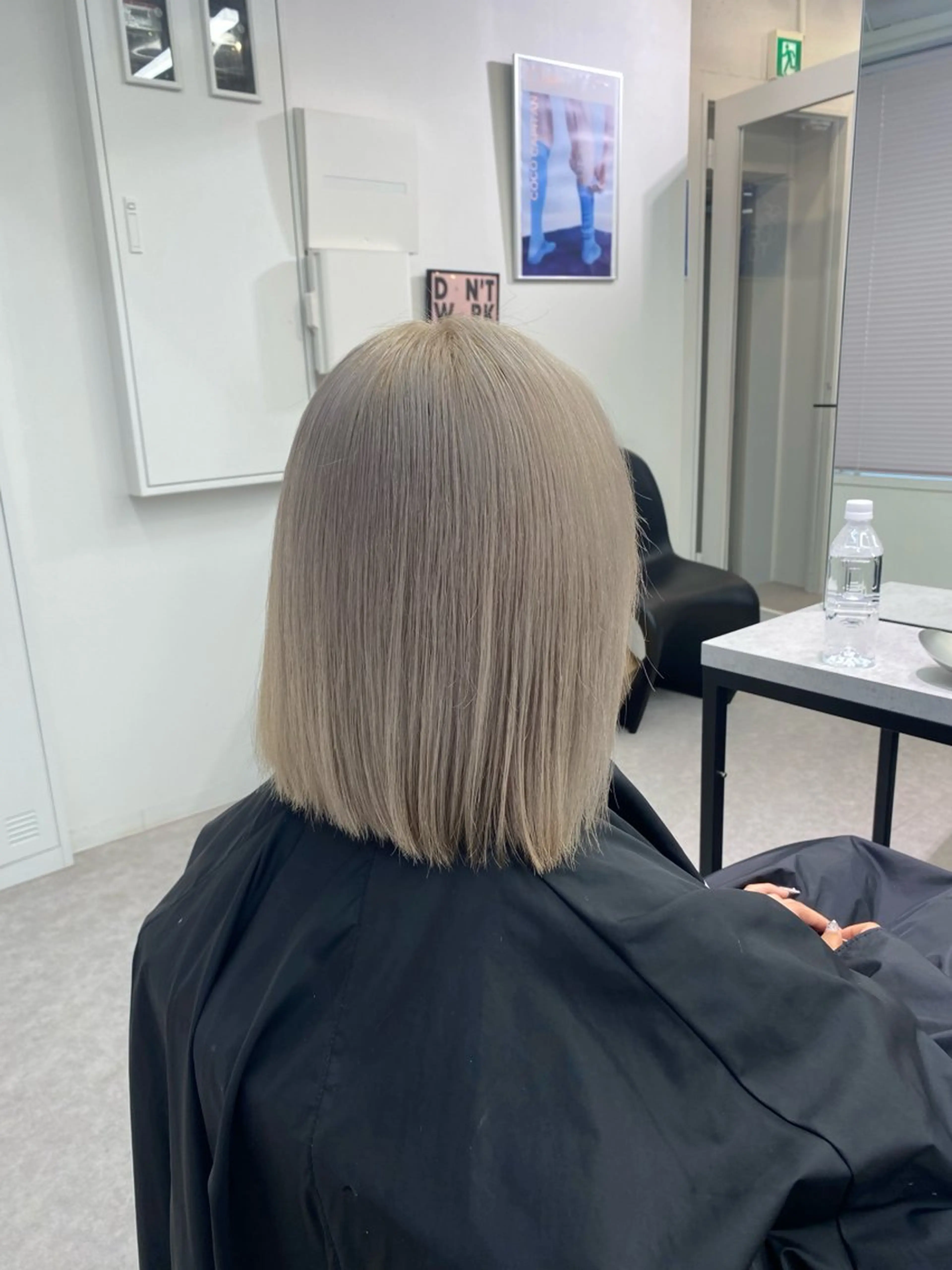 ミディアム カラー ベージュカラー ブロンド ダブルカラー ハイトーンカラー ピンクカラー カットモデル様無料 💎saaya💎のヘアスタイル