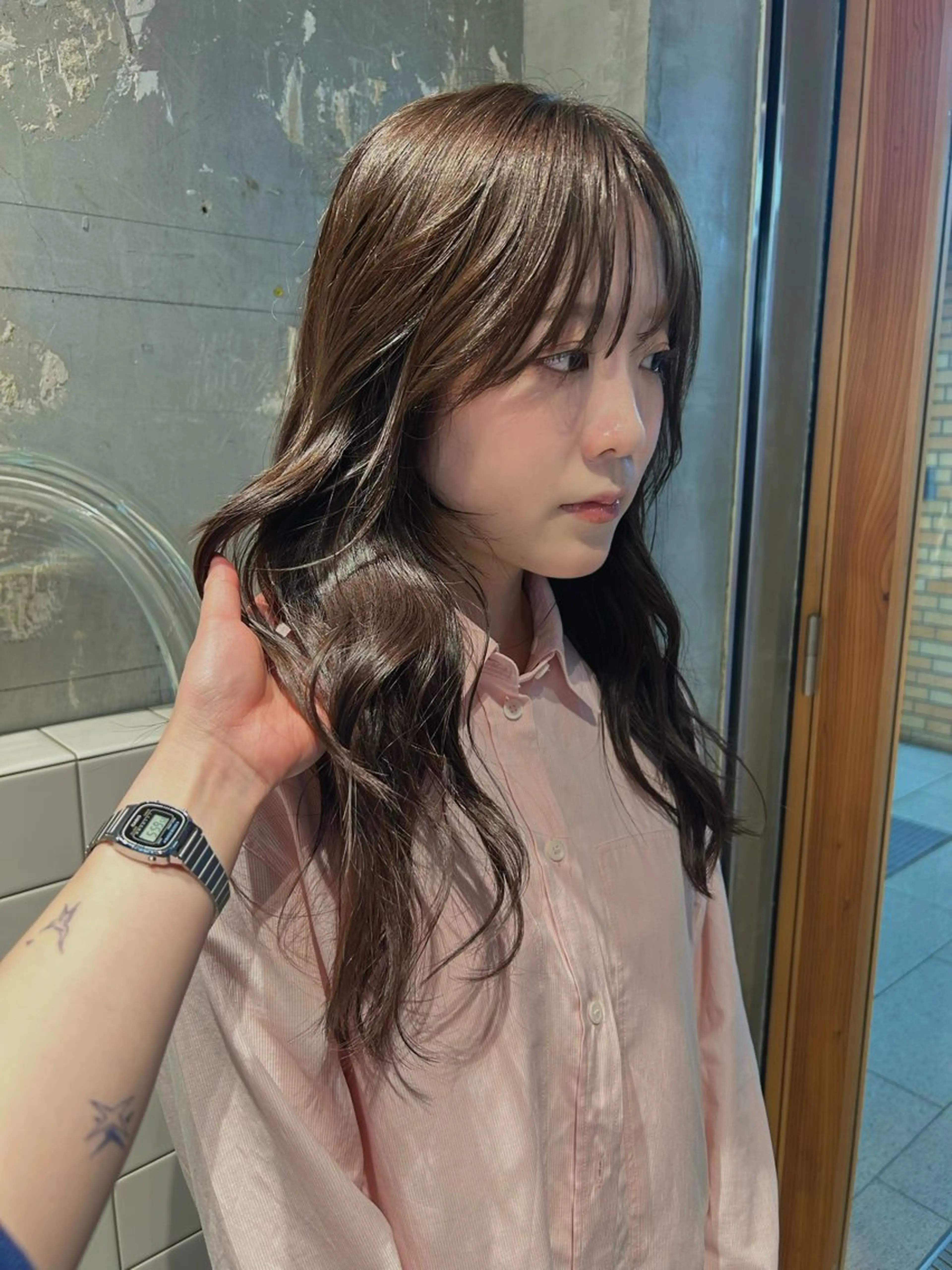 📀似合わせカット+カラー（マイクロバブルバブルシャンプー込み）の写真