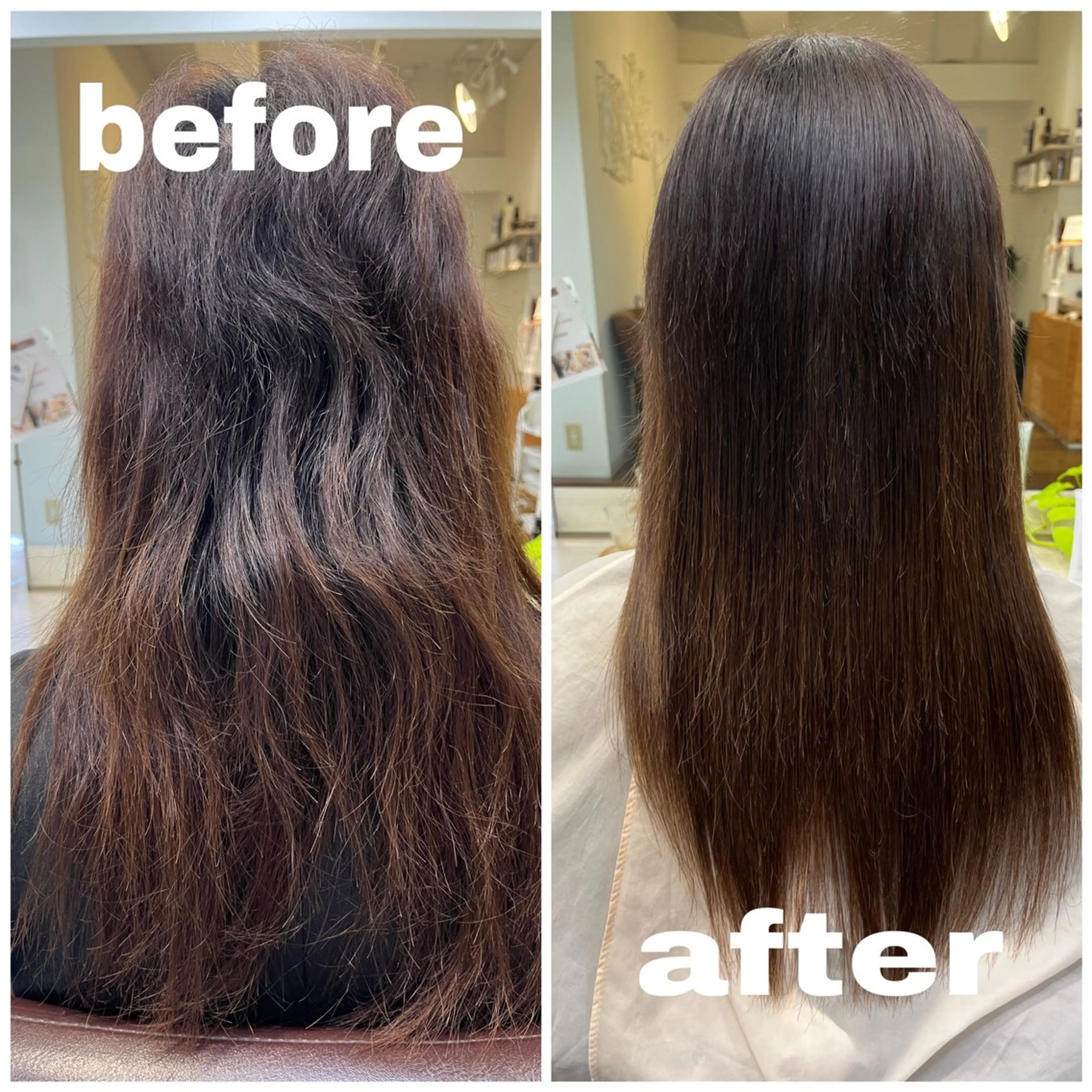 セミロング 髪質改善 トリートメント ✨髪質改善✨ /しみちゃん【清水】のヘアスタイル