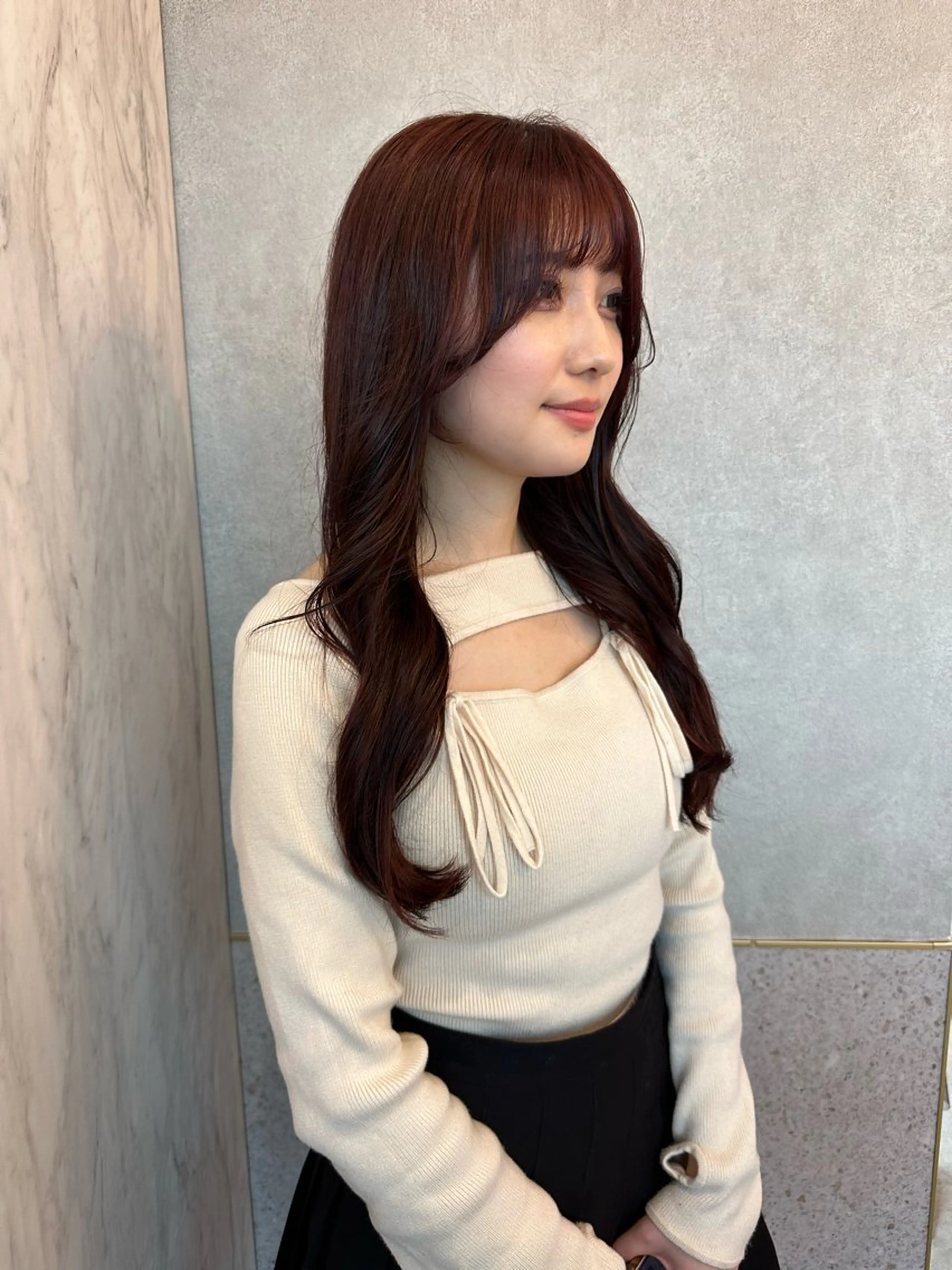 ロング 韓国風ヘア トリートメント 新宿/韓国ヘア/ 韓国ボブ/Mayuのヘアスタイル