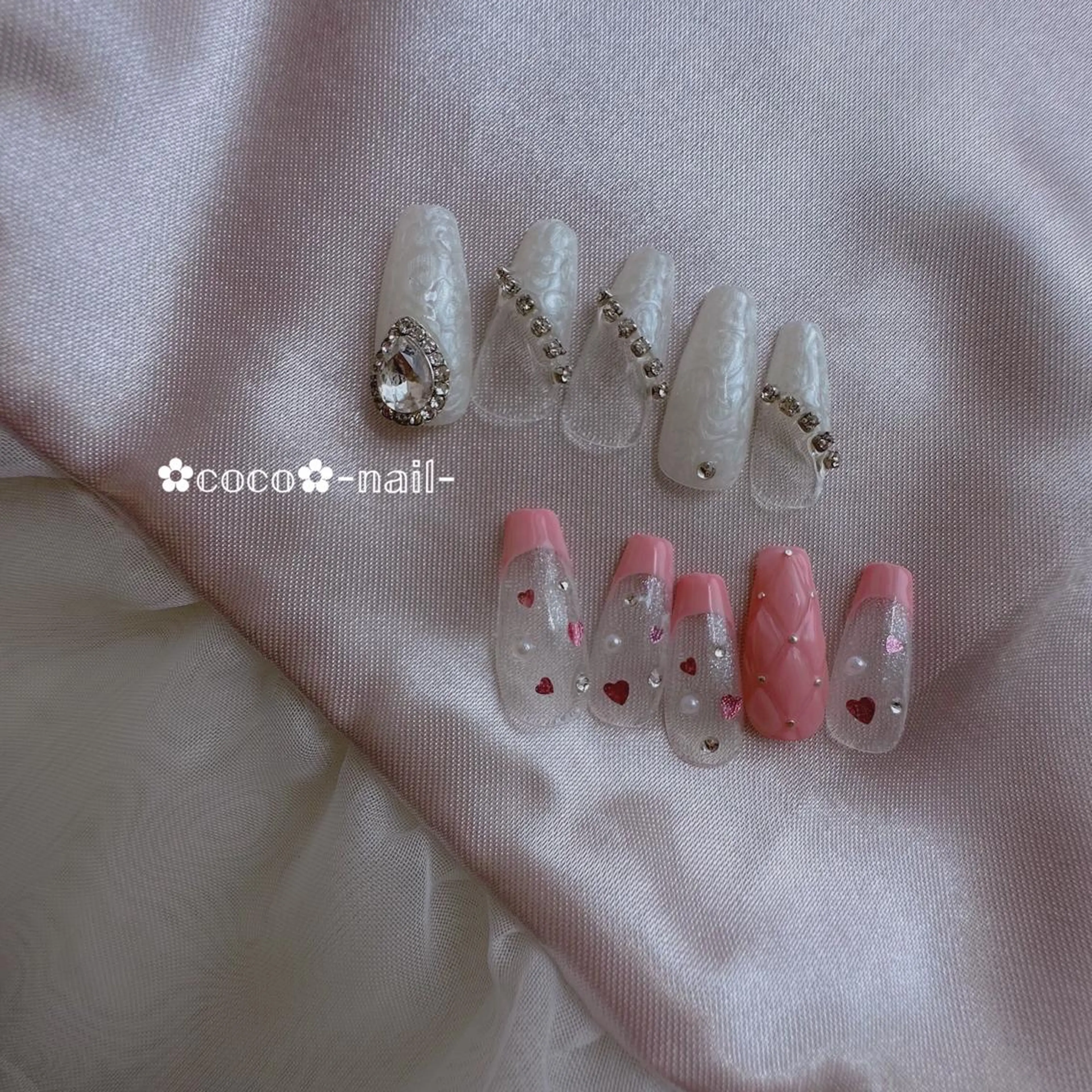 ネイル lili.nail y2k/長さ出しのネイルデザイン