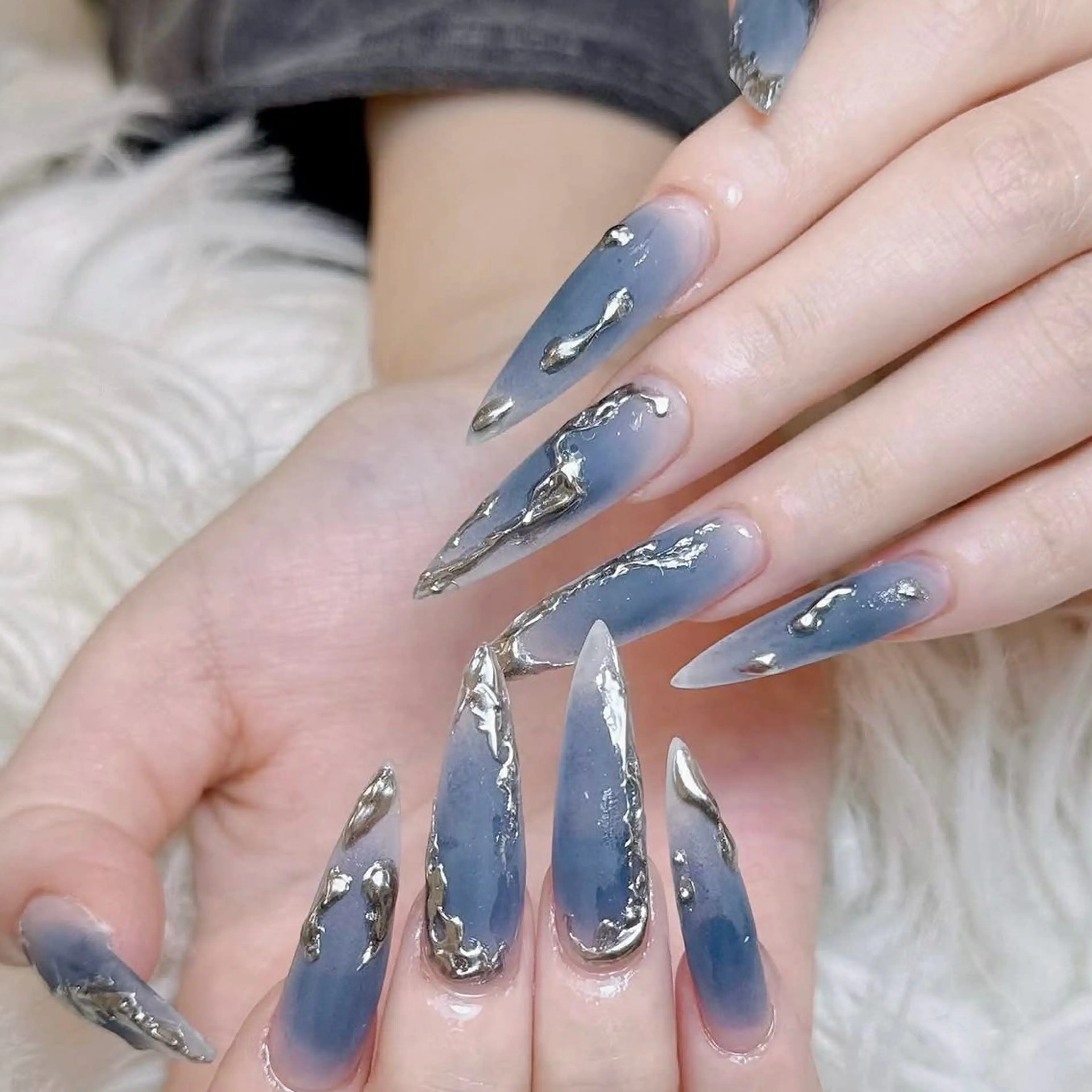 ネイル ハンドネイル ANH ゴテゴテネイルのネイルデザイン