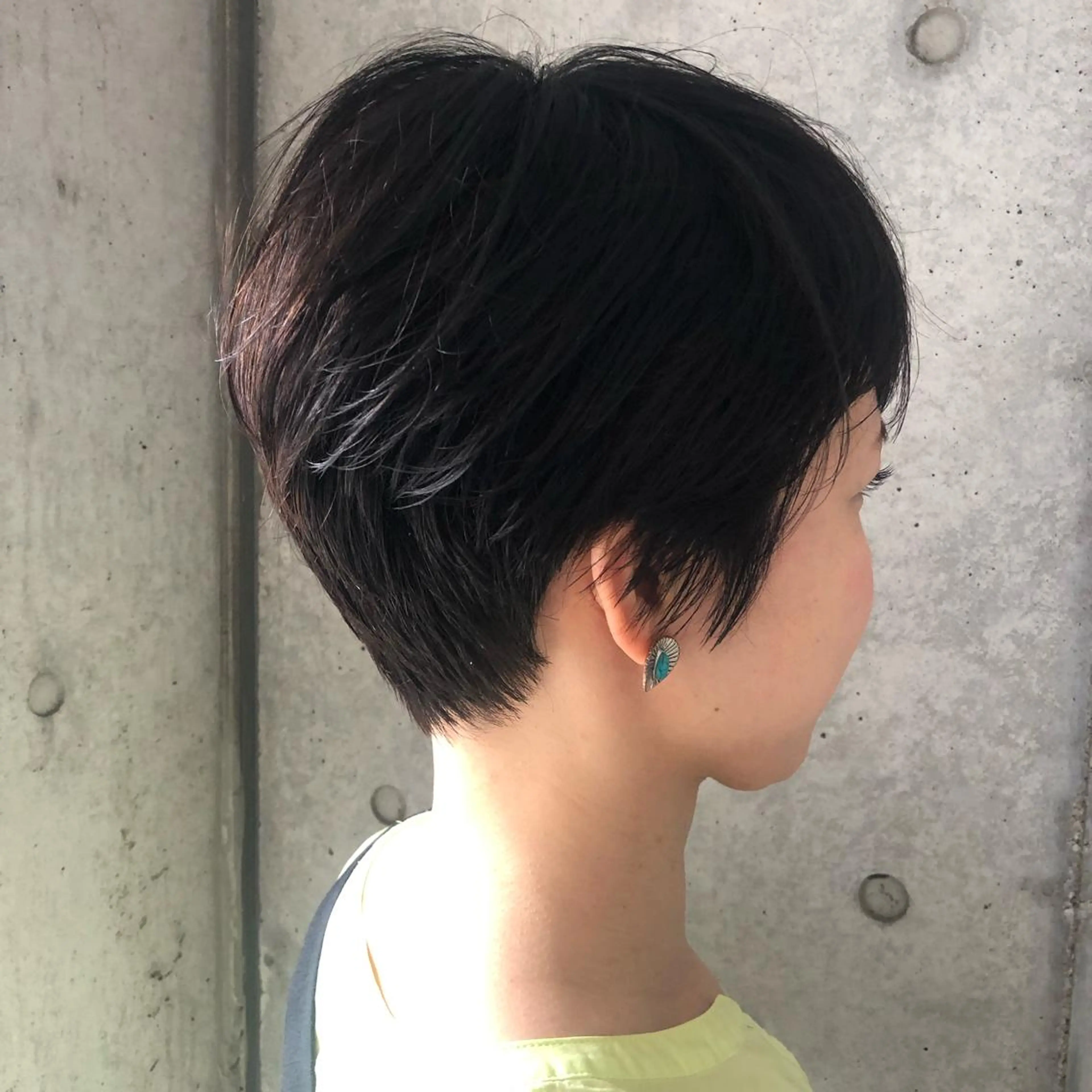 ショート カラー 東 みのりのヘアスタイル