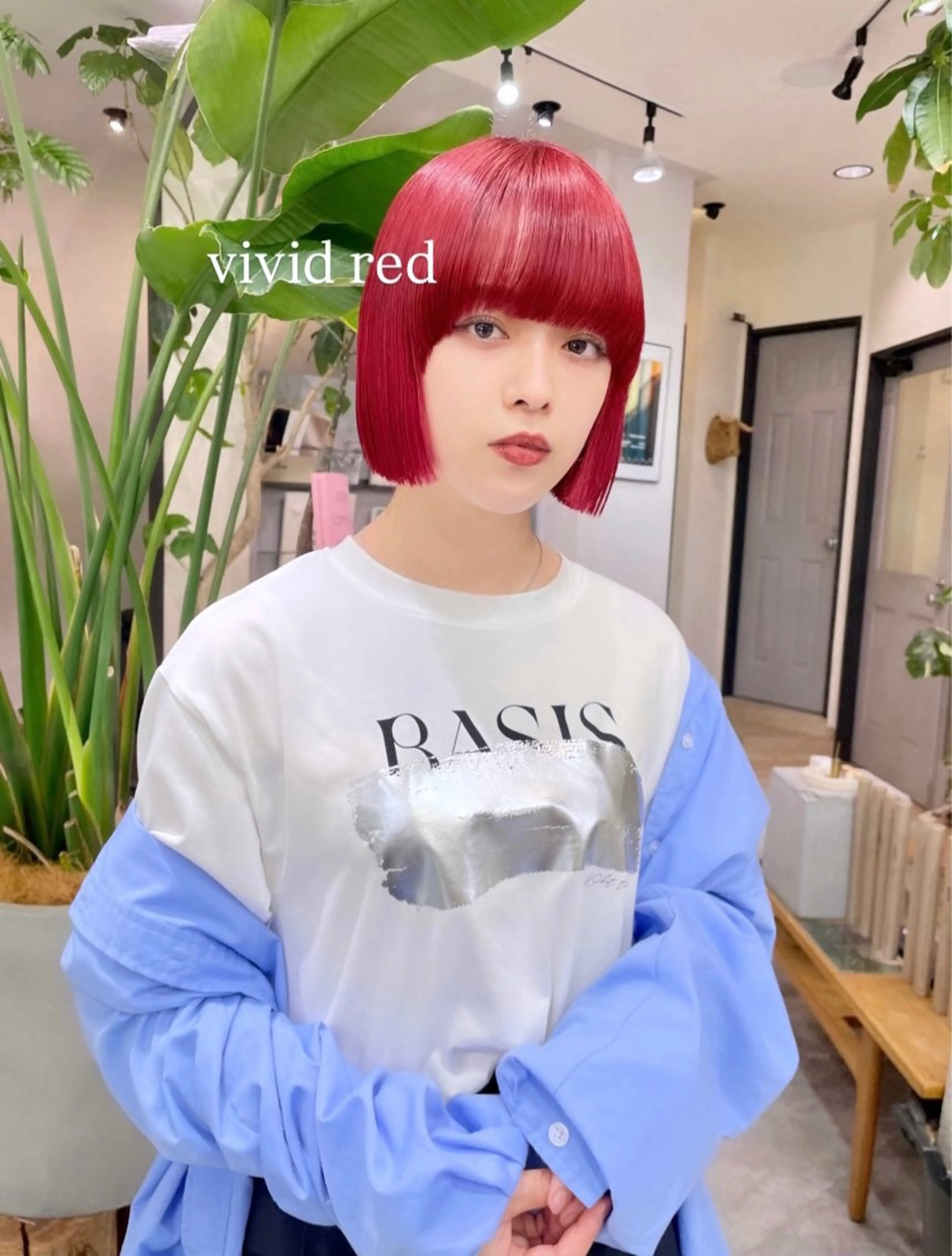 カラー ブリーチ ダブルカラー ブリーチなしカラー 酸性ストレート ヘアカラー トリートメント カノン/透明感カラー /酸性ストレートのヘアスタイル
