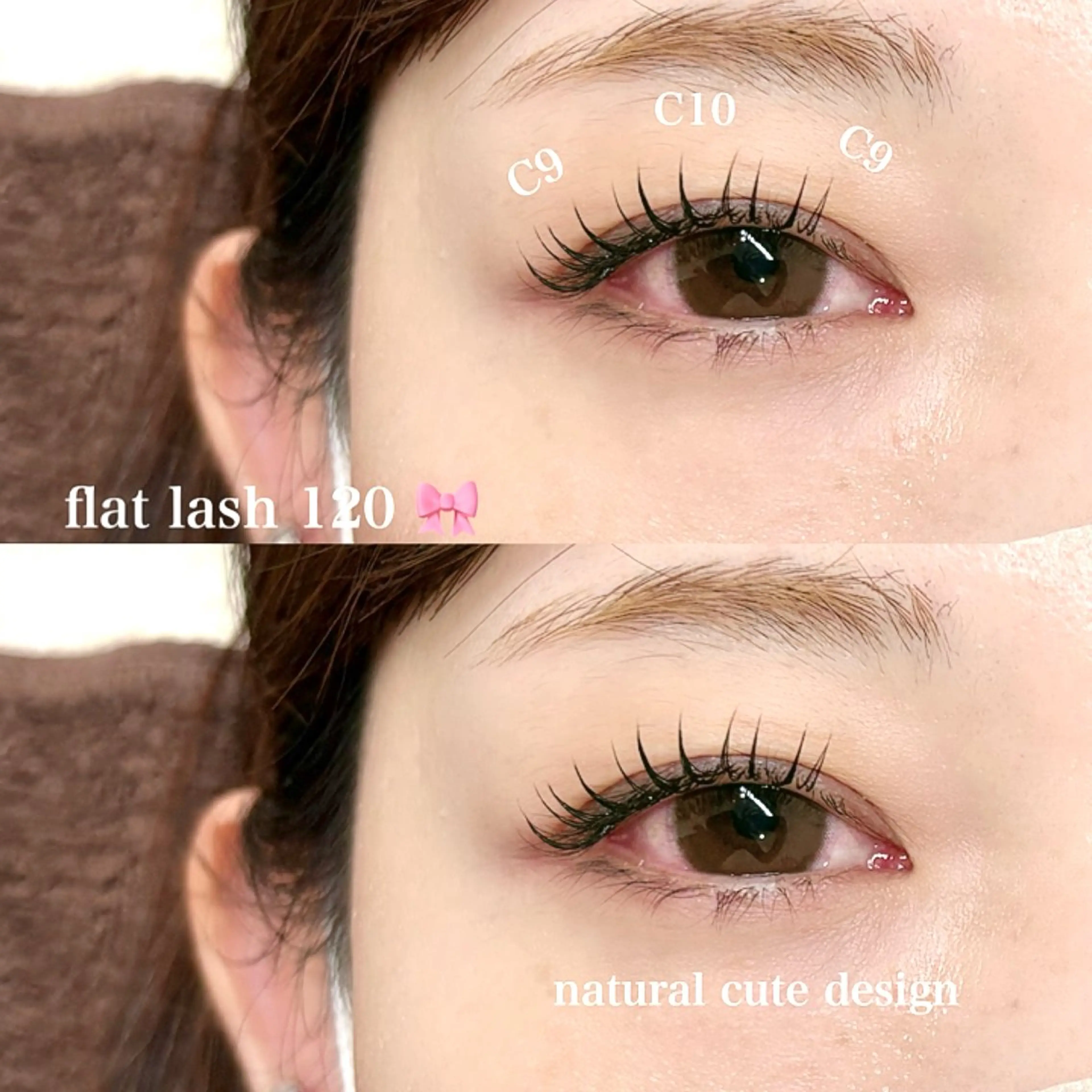 マツエク・マツパ フラットラッシュ マツエク BUNNYEYES RUMIのマツエク・マツパデザイン