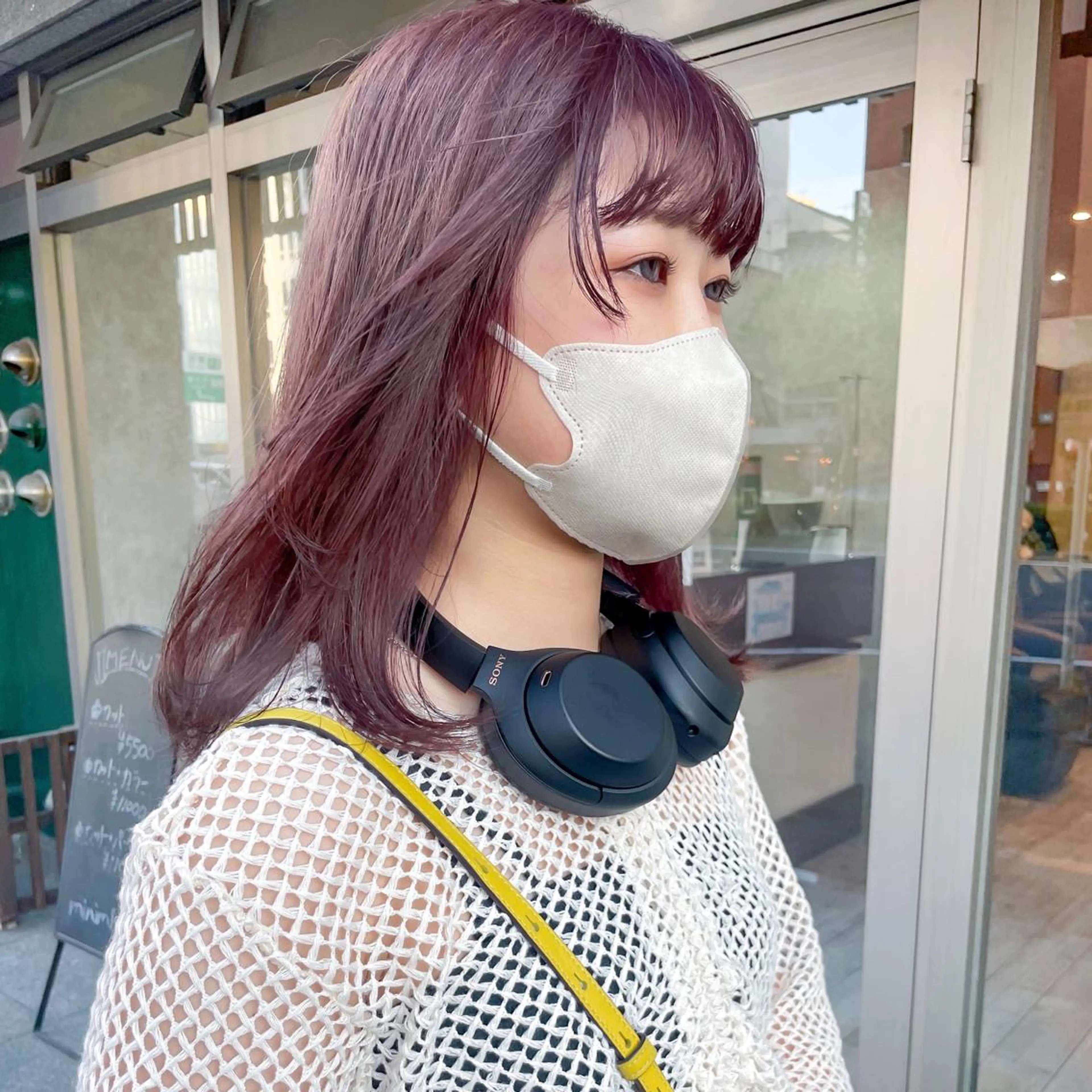 ミディアム カラー レイヤー/高橋 みく /池下/千種のヘアスタイル