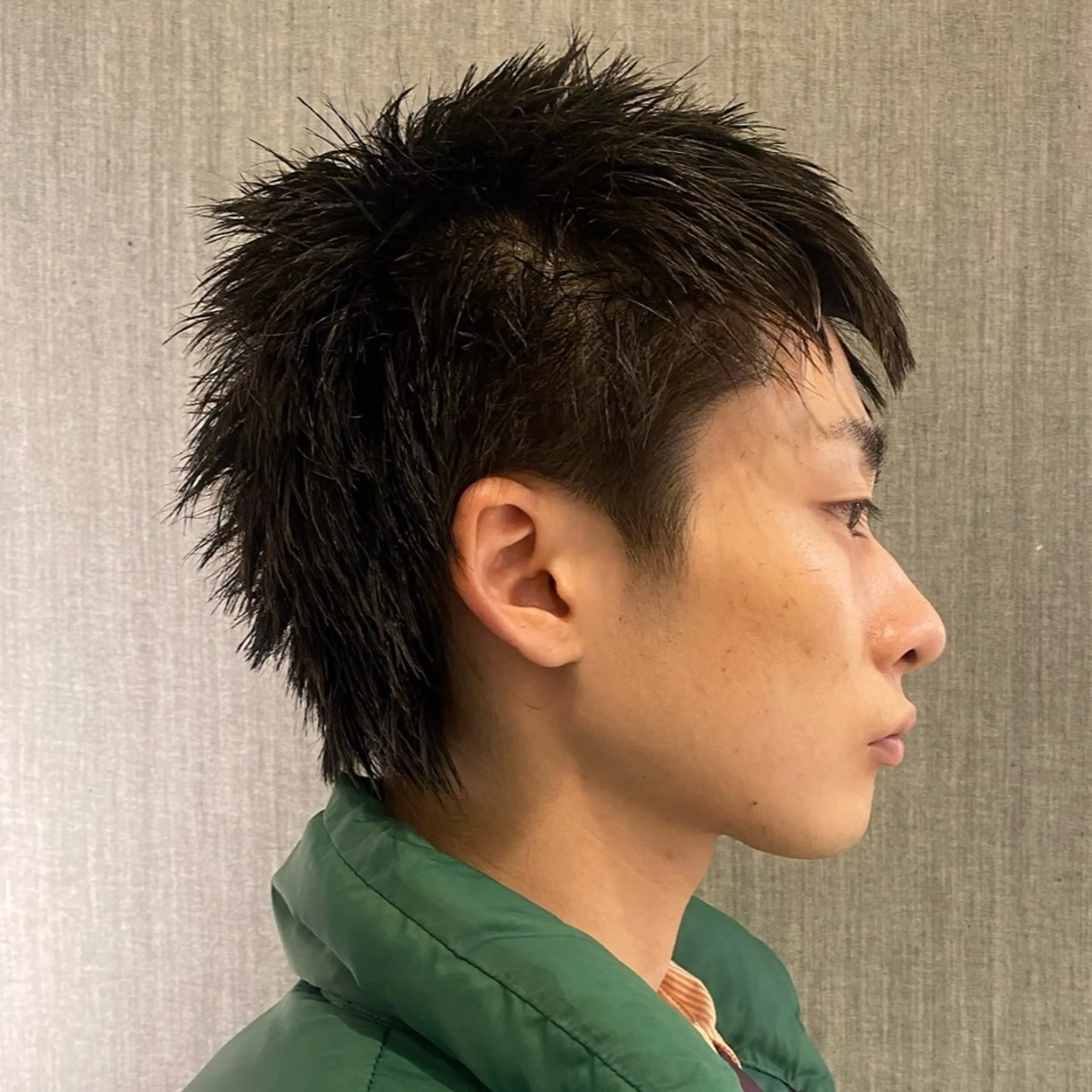 メンズ センターパート マッシュ メンズパーマ メンズショート スパイキーショート カット ヘッドスパ 🔥ショート特化 masaki🔥のヘアスタイル