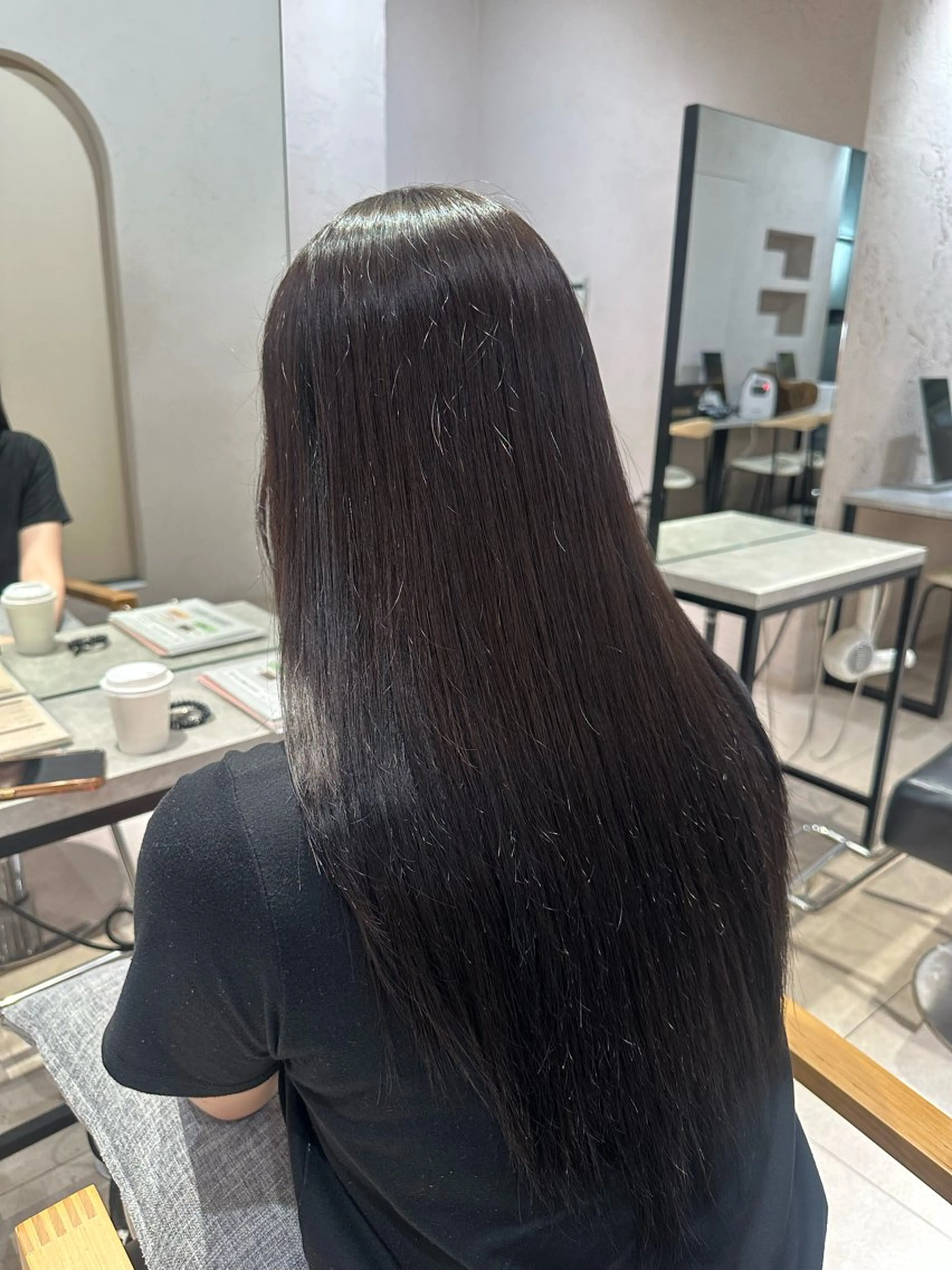 セミロング 髪質改善 トリートメント Unami/新宿 TSUKIのヘアスタイル
