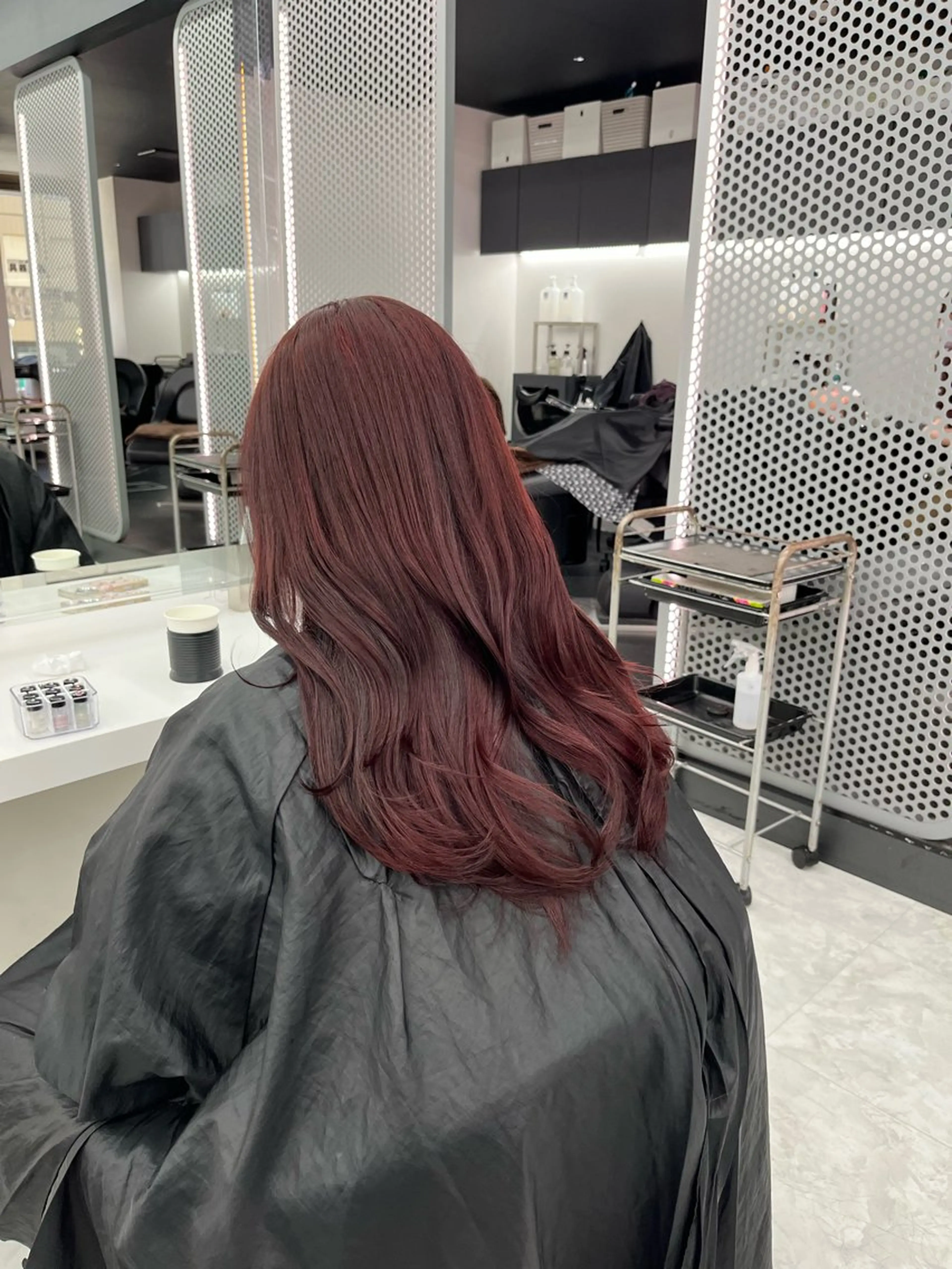 カラー ヘアカラー トリートメント ヘッドスパ ヘアセット 🍒暖色ダブルカラー /FUKA🍒のヘアスタイル