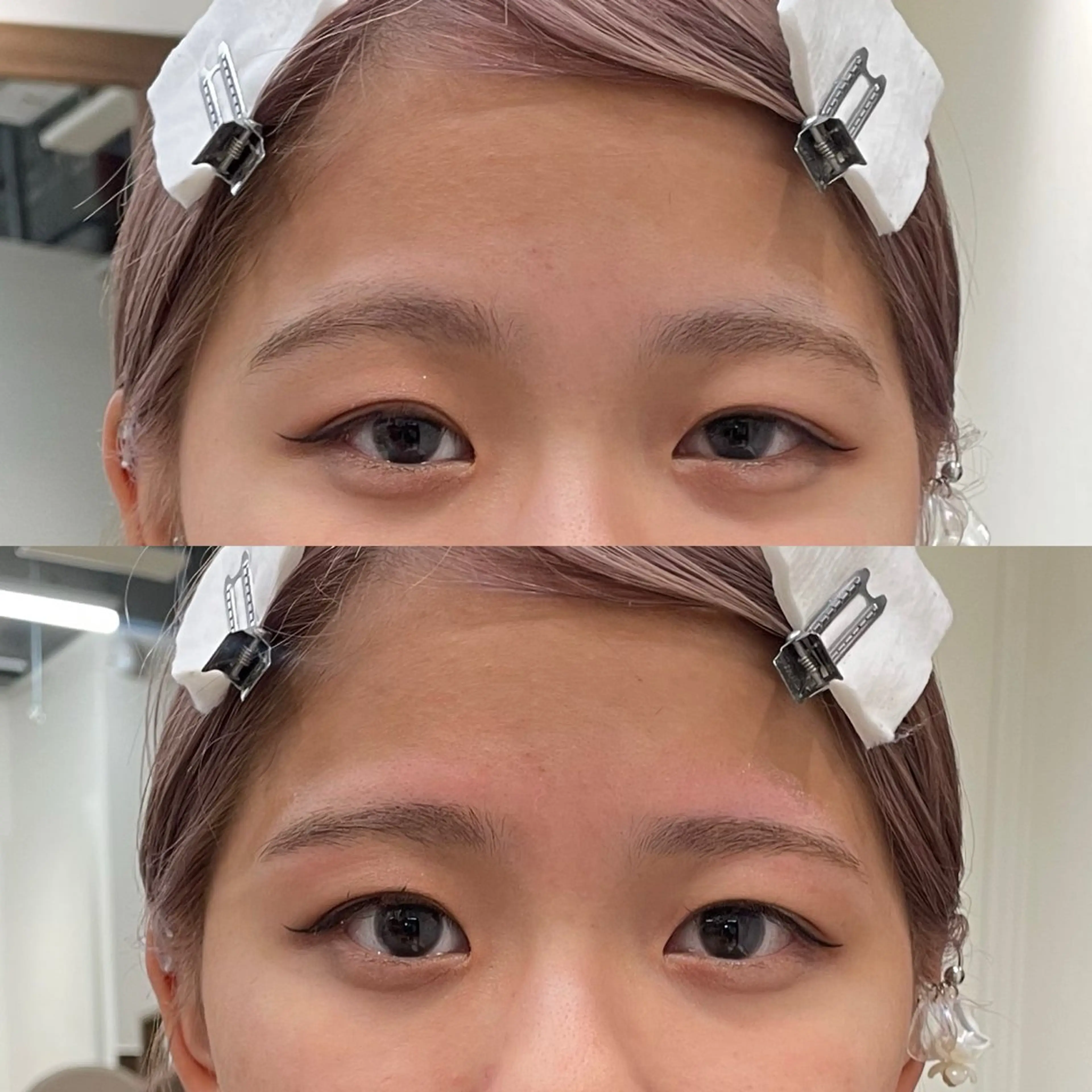 アイブロウ 眉毛ワックス脱毛 ワックス脱毛 眉カット ボブ/インナーカラー /眉毛/Miyuのヘアスタイル