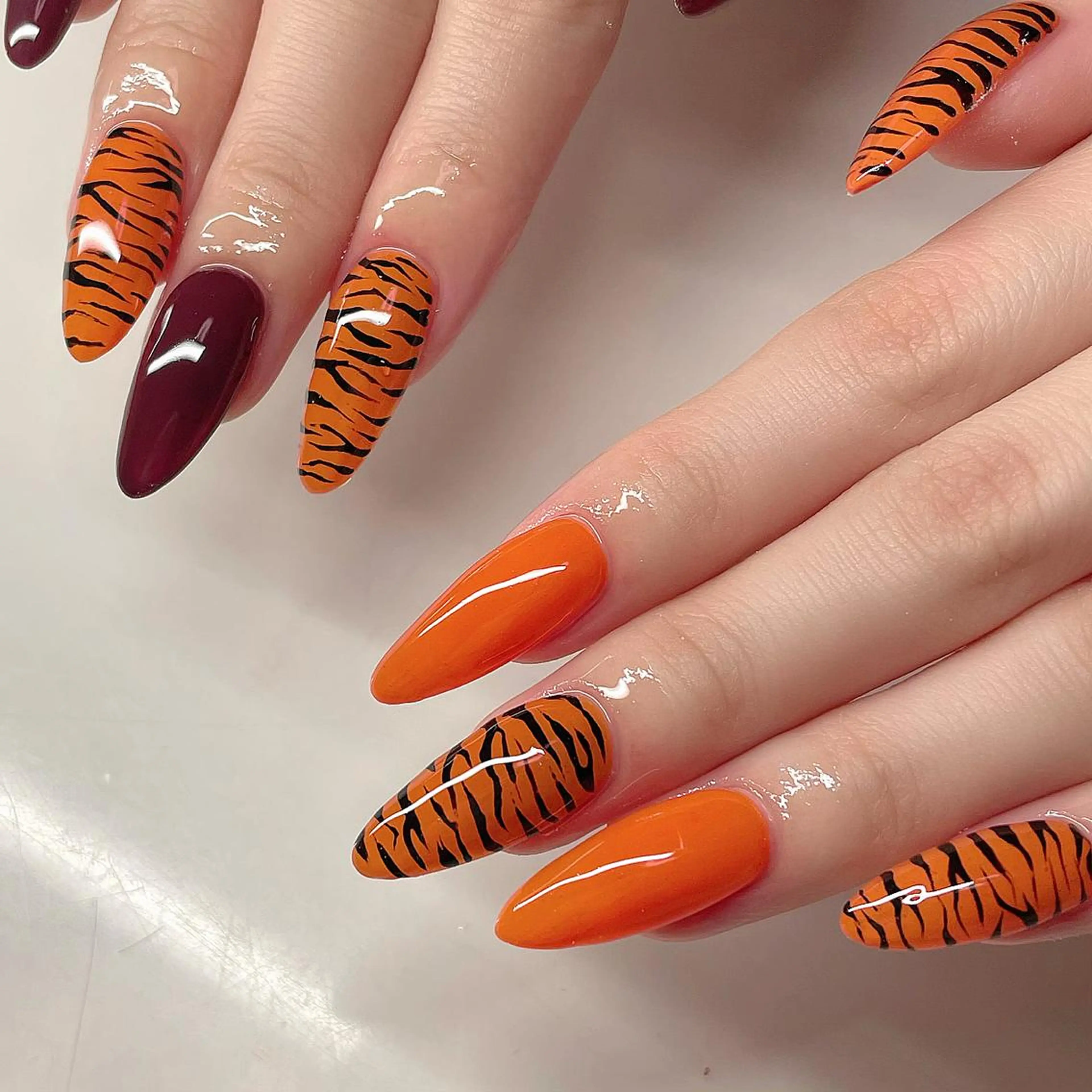 ロング ネイル 下妻ネイルサロン/ パラジェルのネイルデザイン