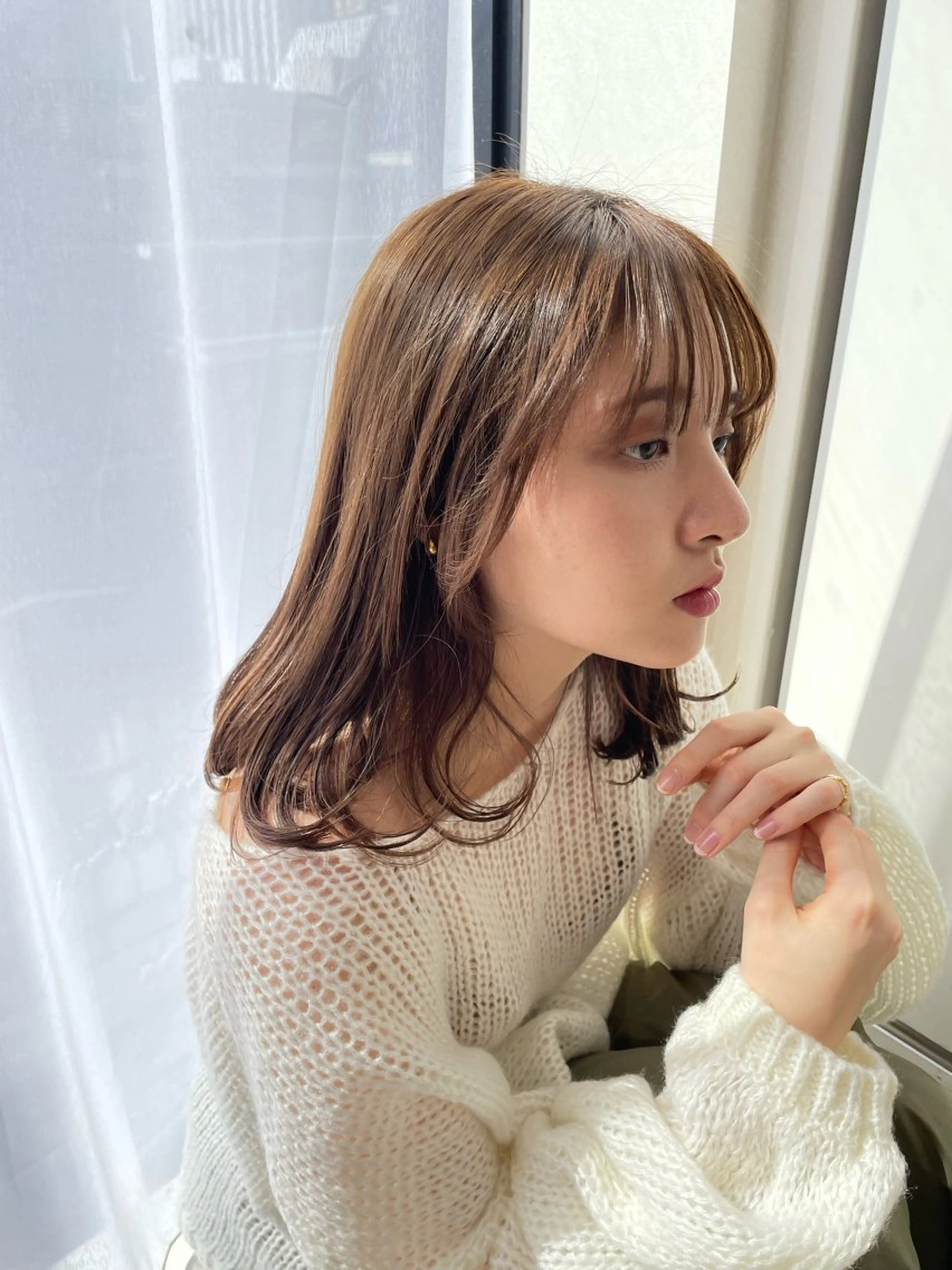 セミロング カラー むらた あさのマツエク・マツパデザイン