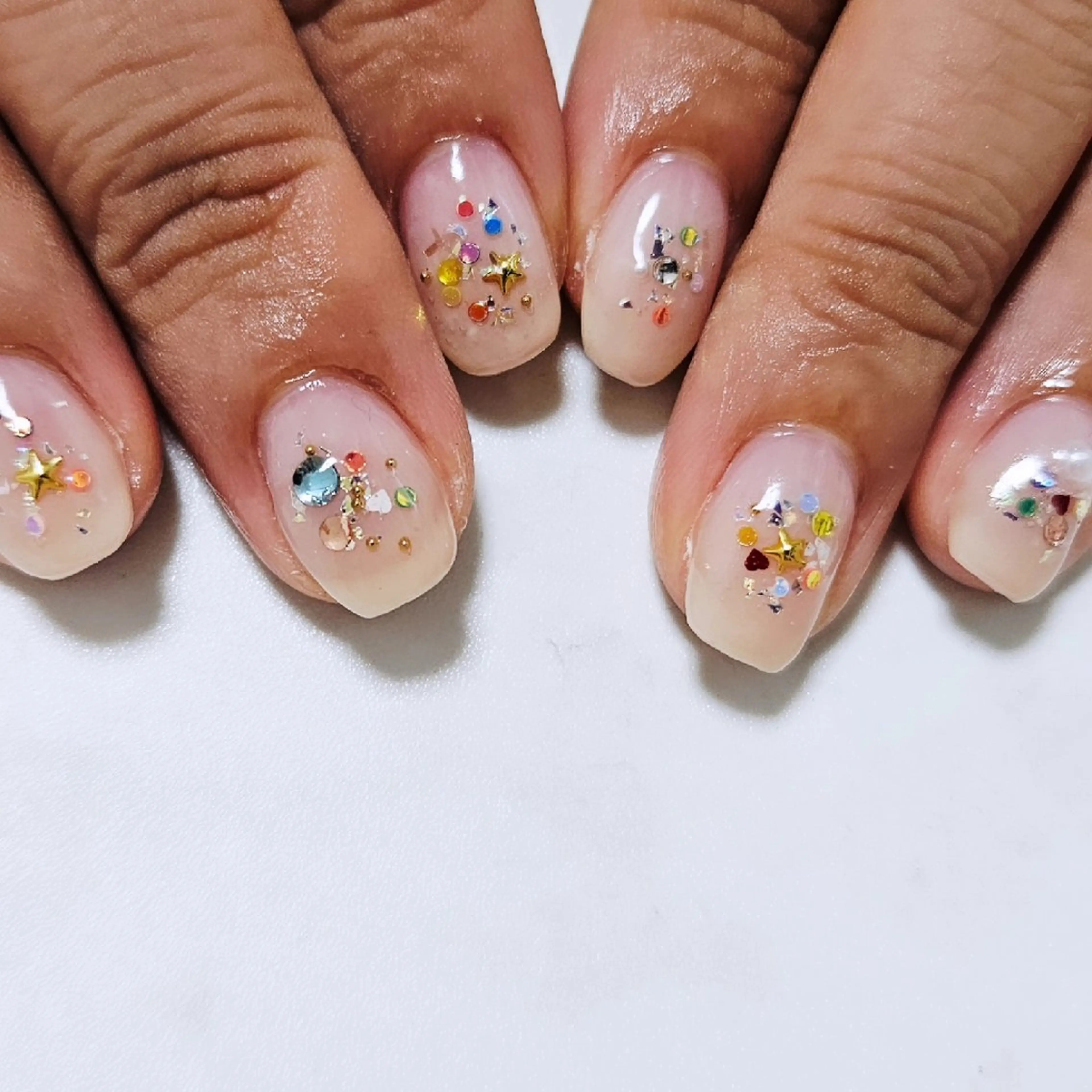 ネイル ハンドネイル shellnail さなえのネイルデザイン