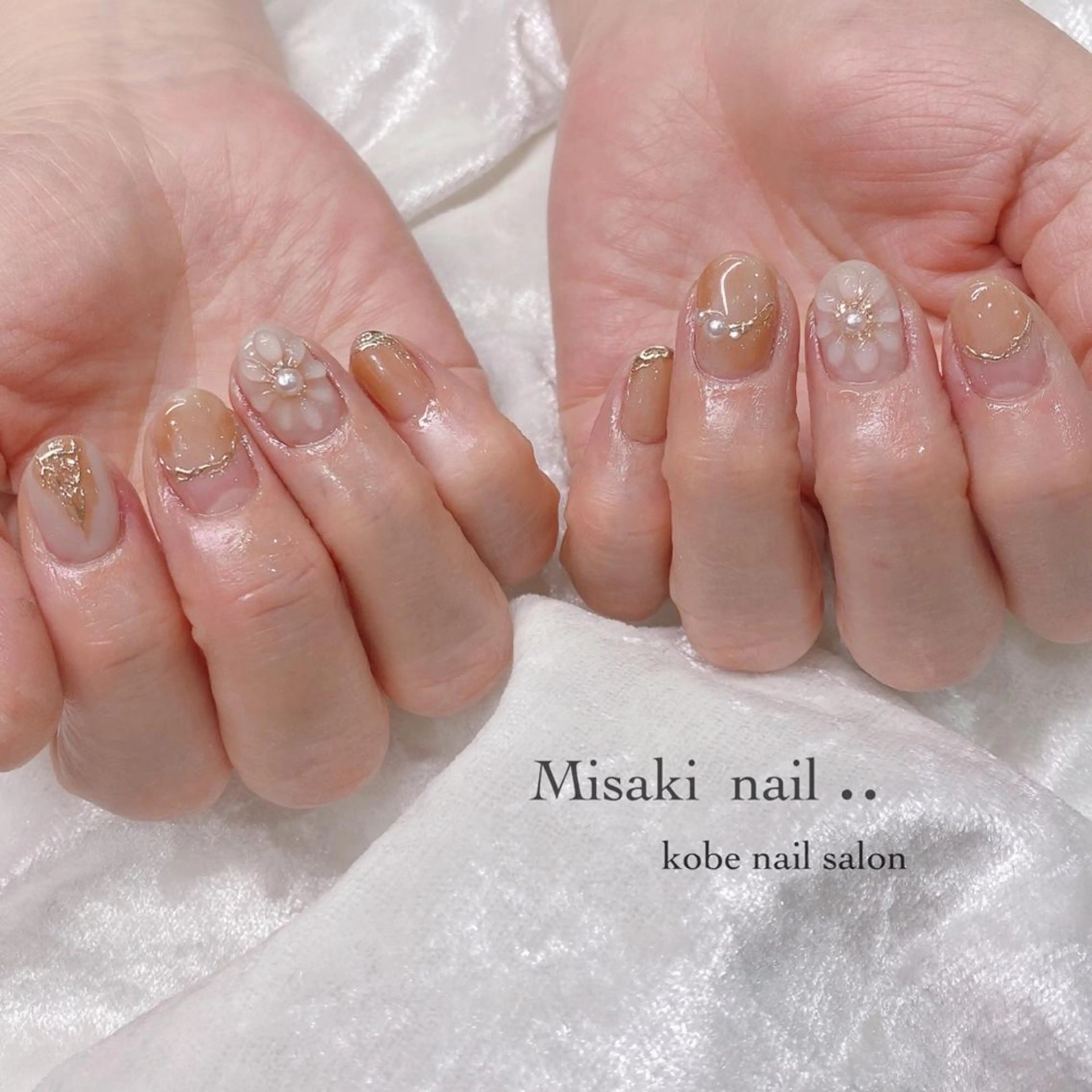 ネイル 韓国ネイル ワンホンネイル ハンドネイル nailsalon miinailsのネイルデザイン