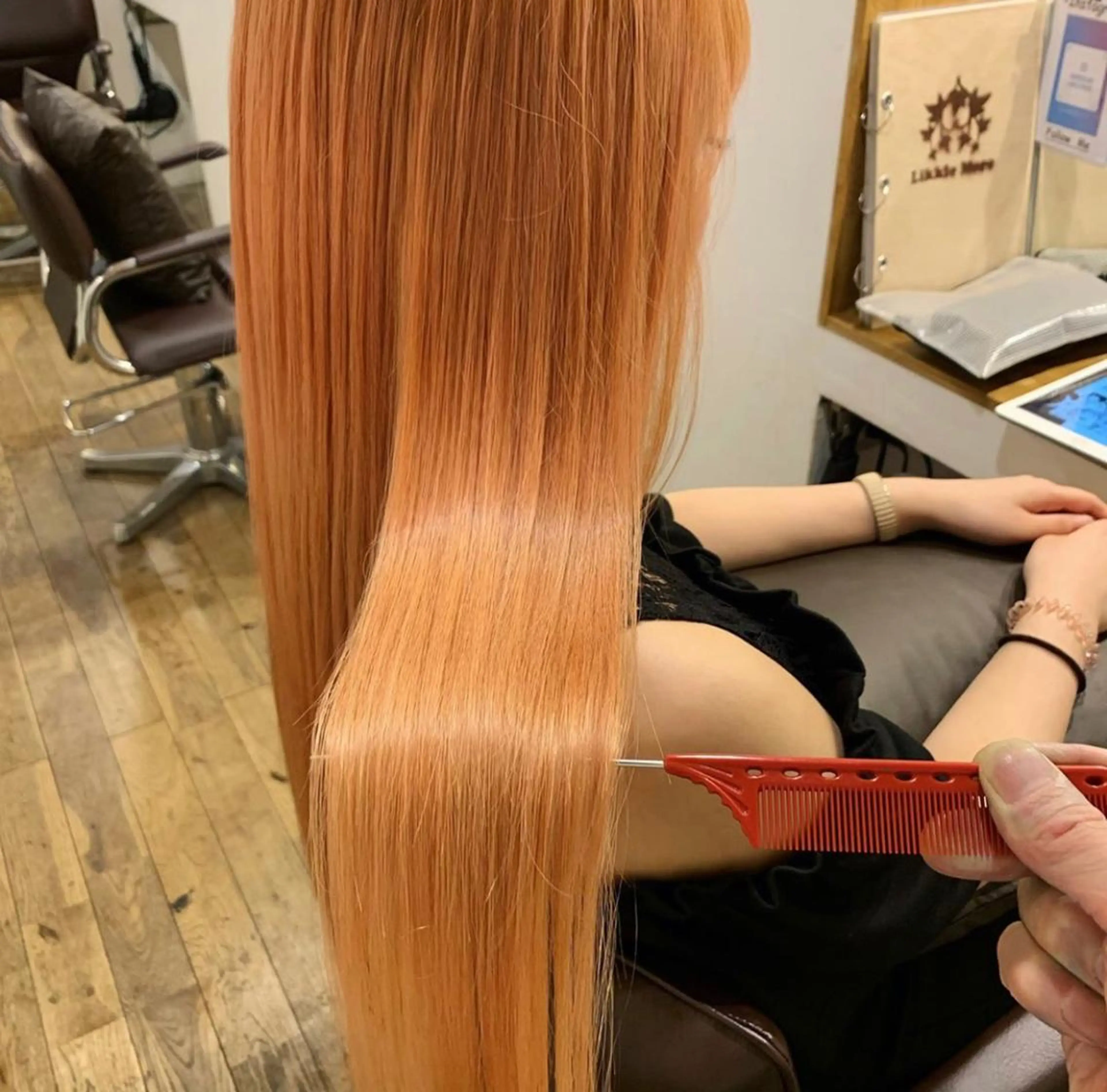 ロング 髪質改善 町田 佳奈江のヘアスタイル