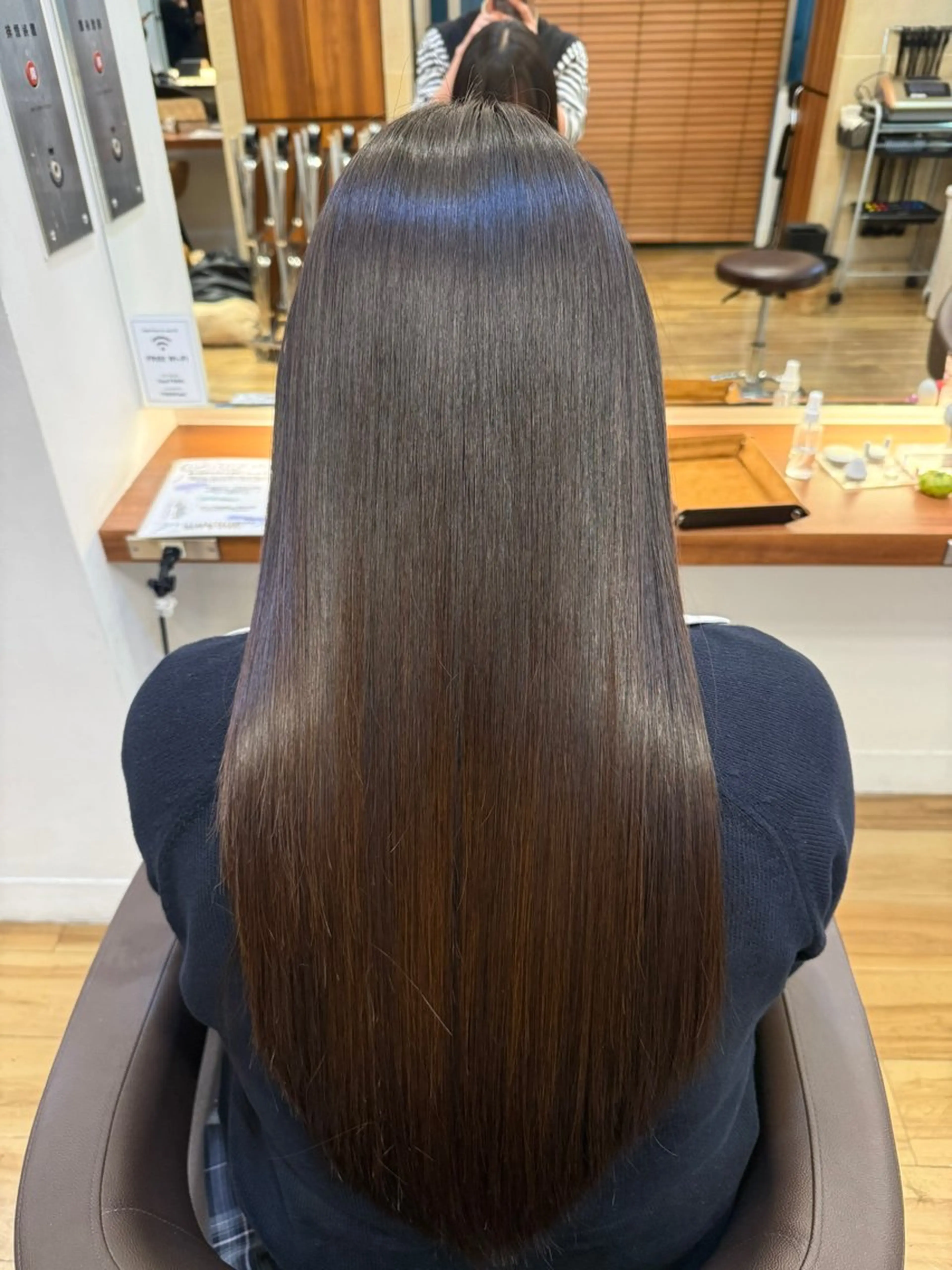 ロング 縮毛矯正 縮毛矯正 すばる/縮毛矯正 /似合わせカラーのヘアスタイル