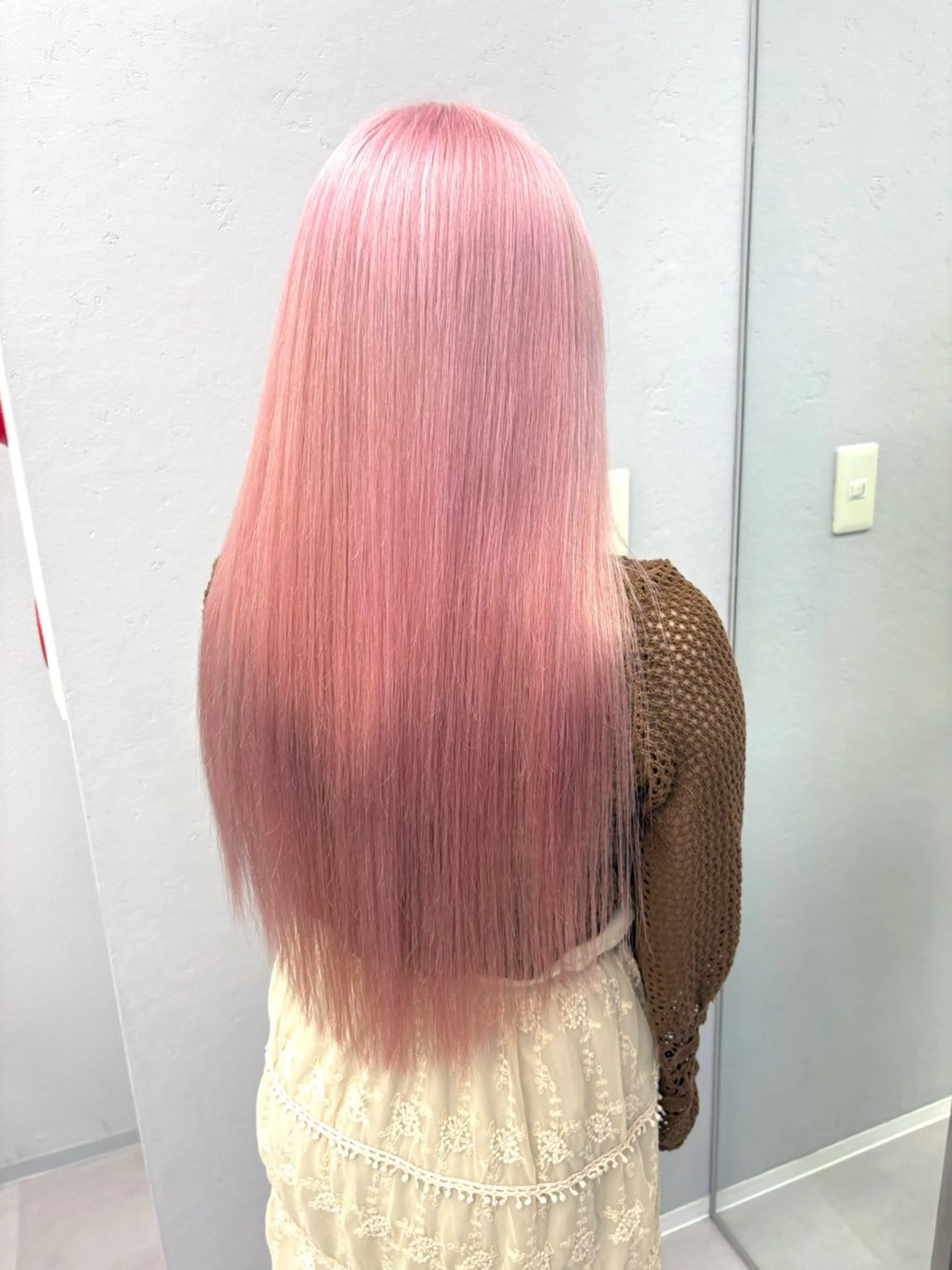 ロング カラー ヘアカラー ukyo/カラー/ ブリーチ/ハイライトのヘアスタイル