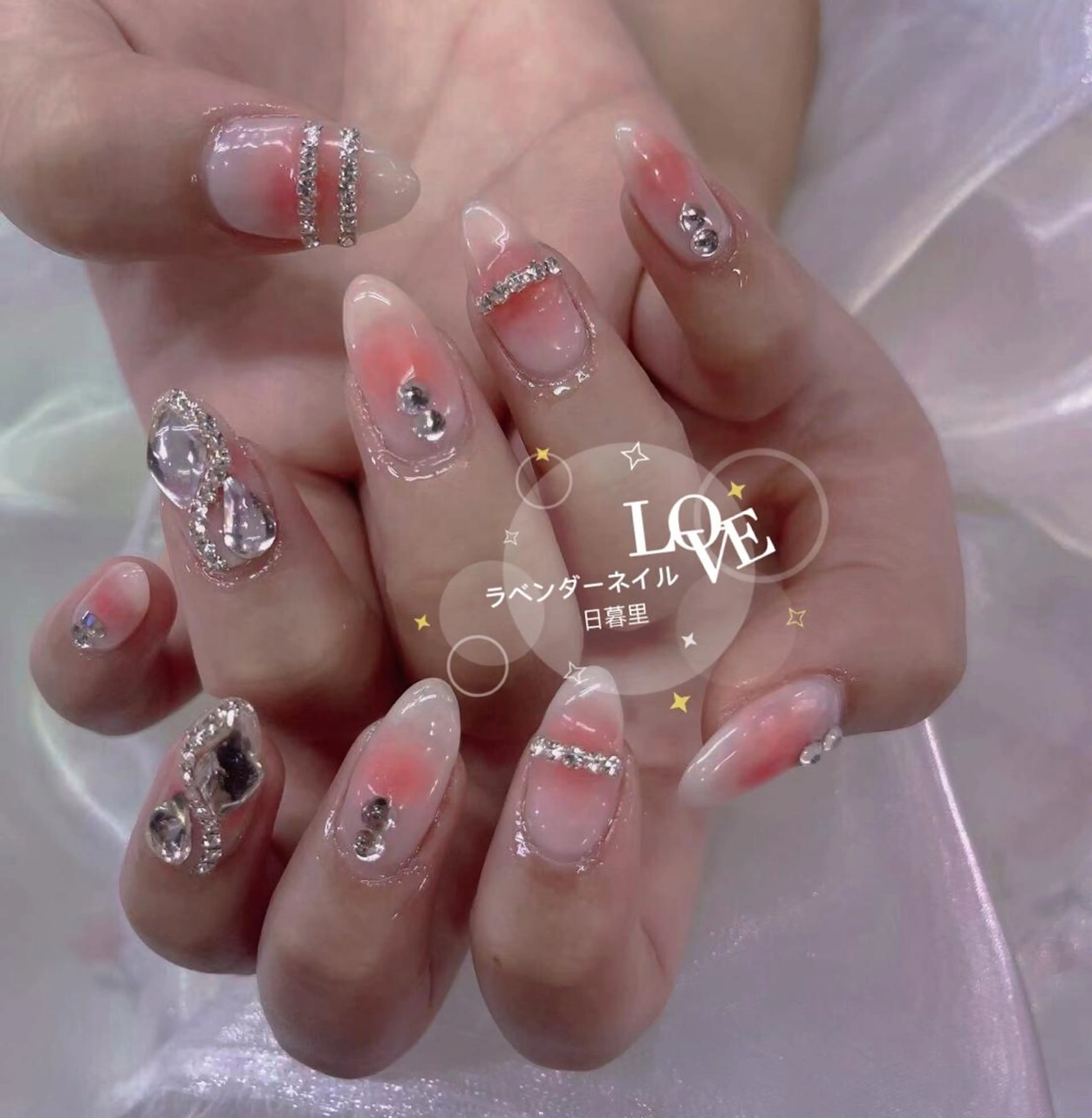 ネイル ラベンダー💖日暮里 ルル💖ネイルのネイルデザイン