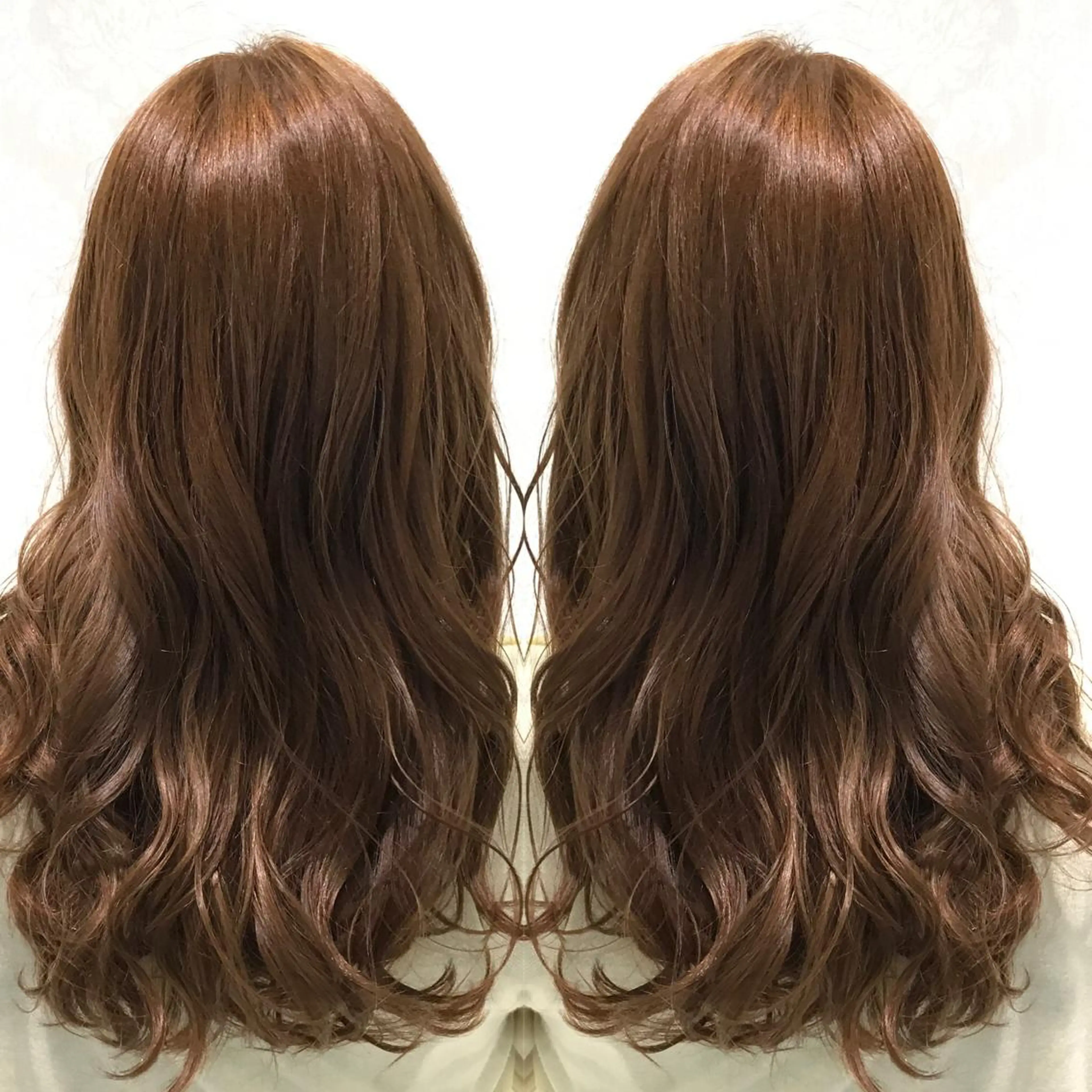 ロング カラー ヘアアレンジ オリーブカラー ⭐️髪質改善⭐️ フジヒサゴウタのヘアスタイル