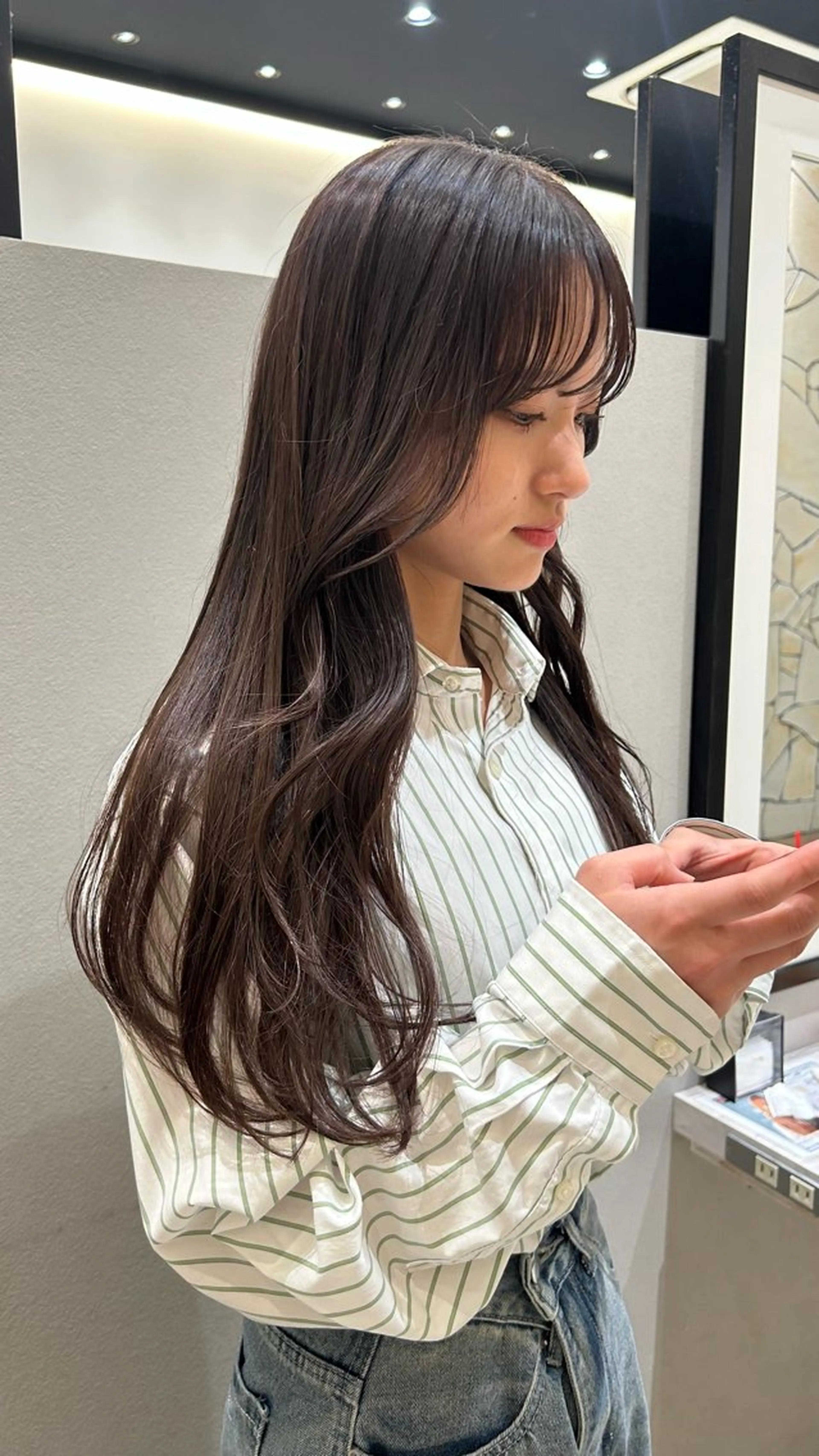 ロング カラー 透明感カラー k-twoういのヘアスタイル