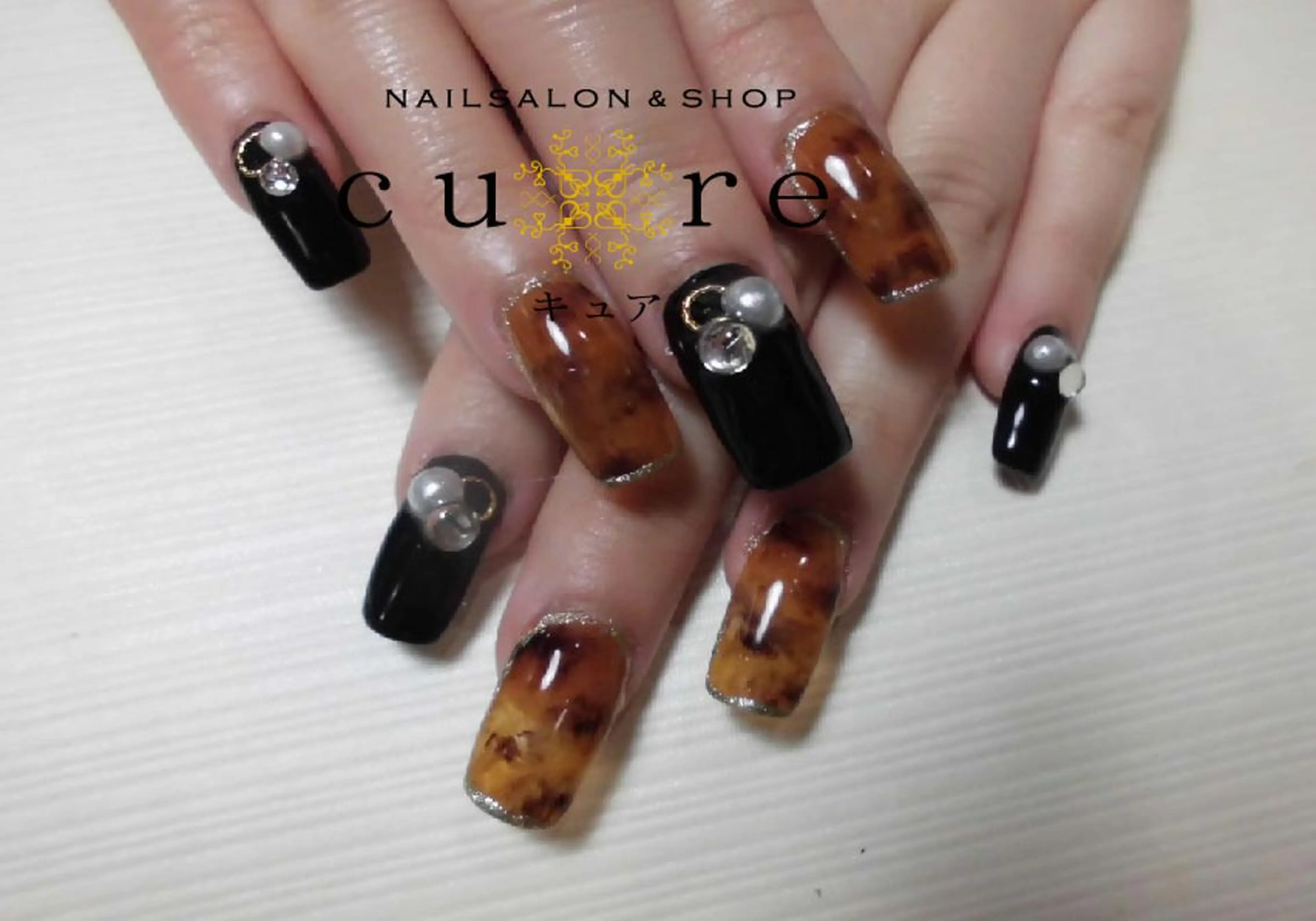 ロング ネイル ネイルサロン Cureのネイルデザイン