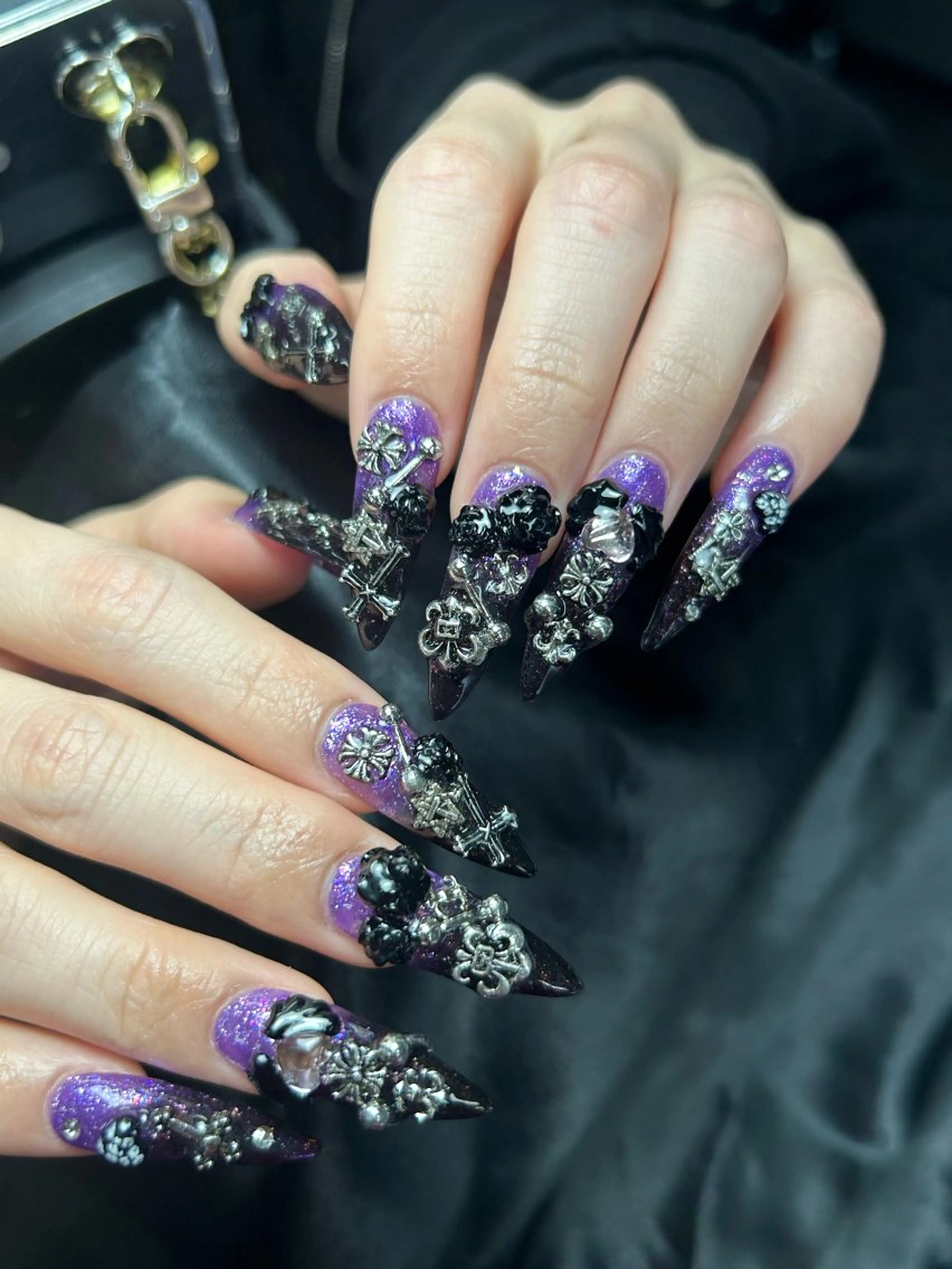 ネイル 韓国ネイル 持ち込み ニュアンスネイル ネイルチップ 冬ネイル RINN ANA.CHUOのネイルデザイン