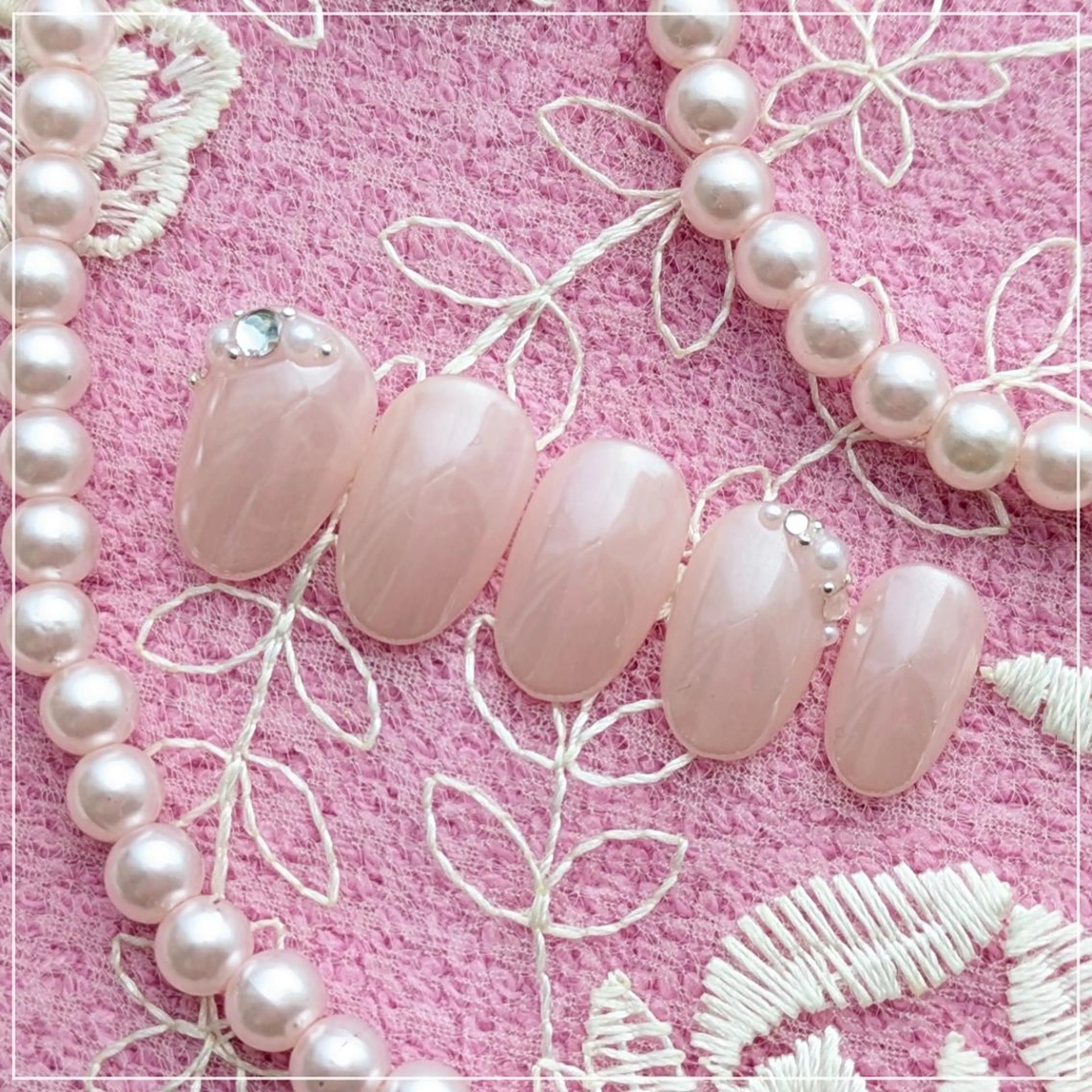 卒業式・入学式ネイル保護者様向け【オフ無し】の写真