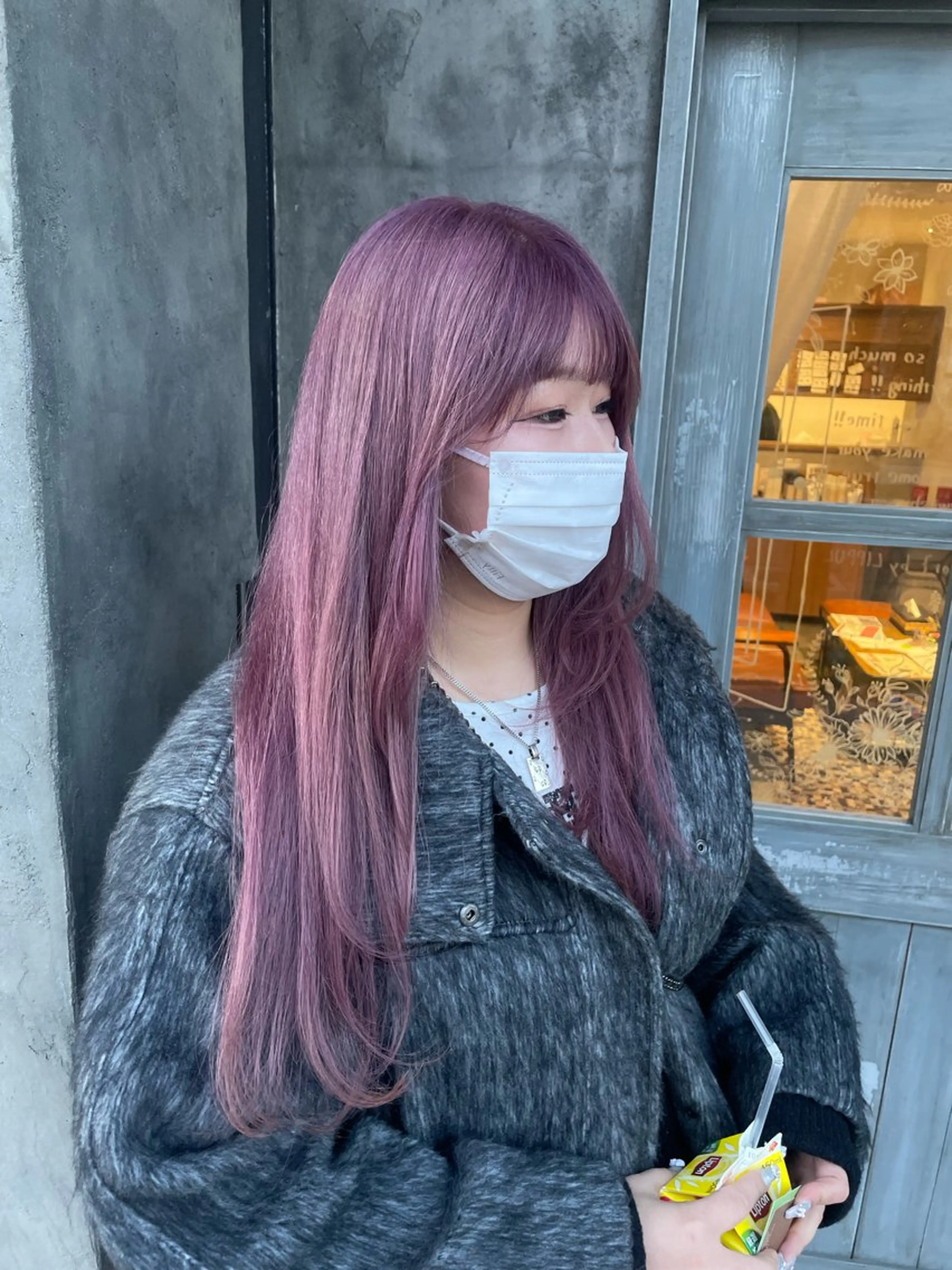 ロング カラー { door } Kawasakiのヘアスタイル