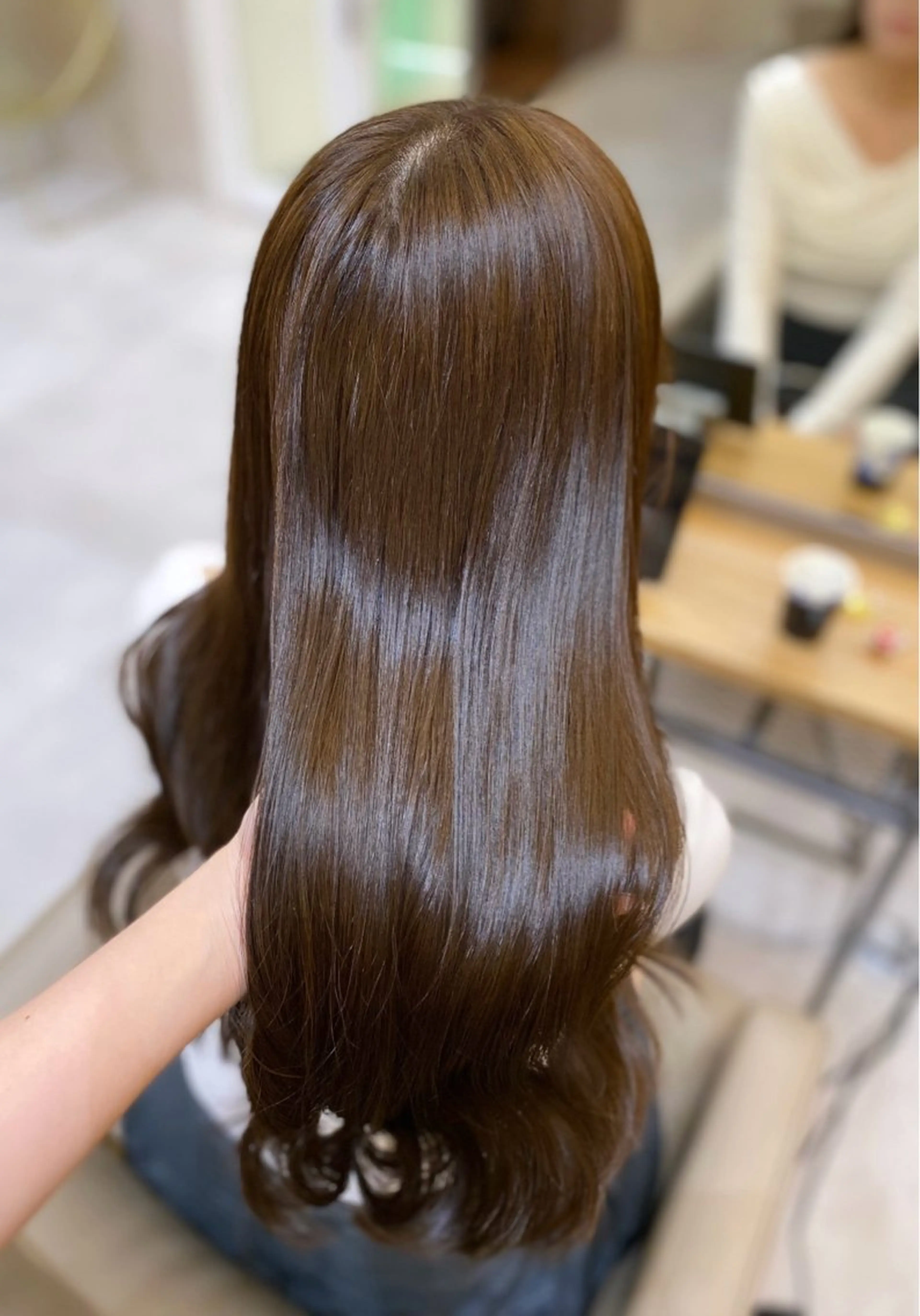 何回でも利用可💘カット+ケア透明感カラー+3stepちゅるんトリートメント⭐️の写真